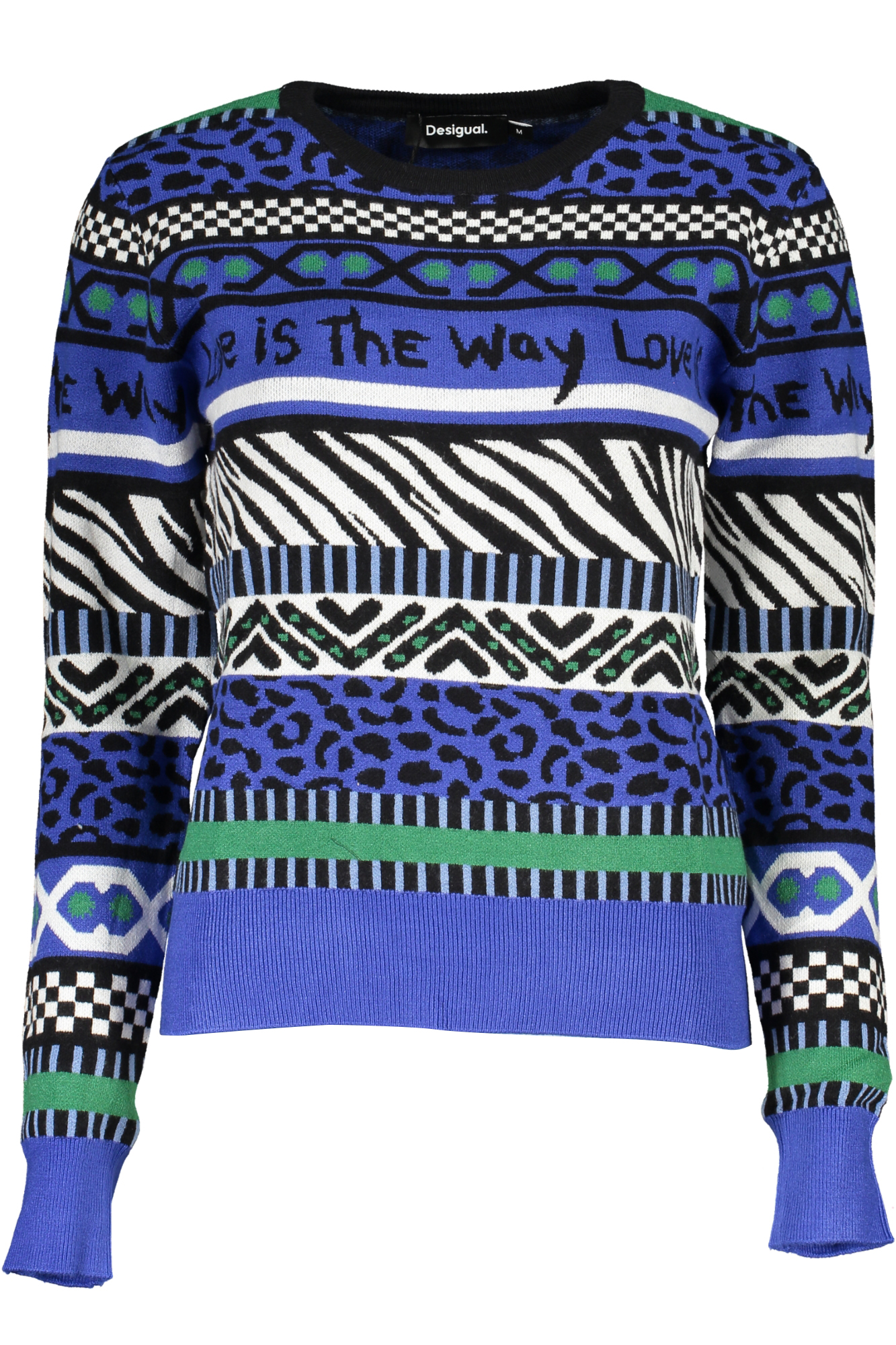 DESIGUAL MAGLIA DONNA - Blu