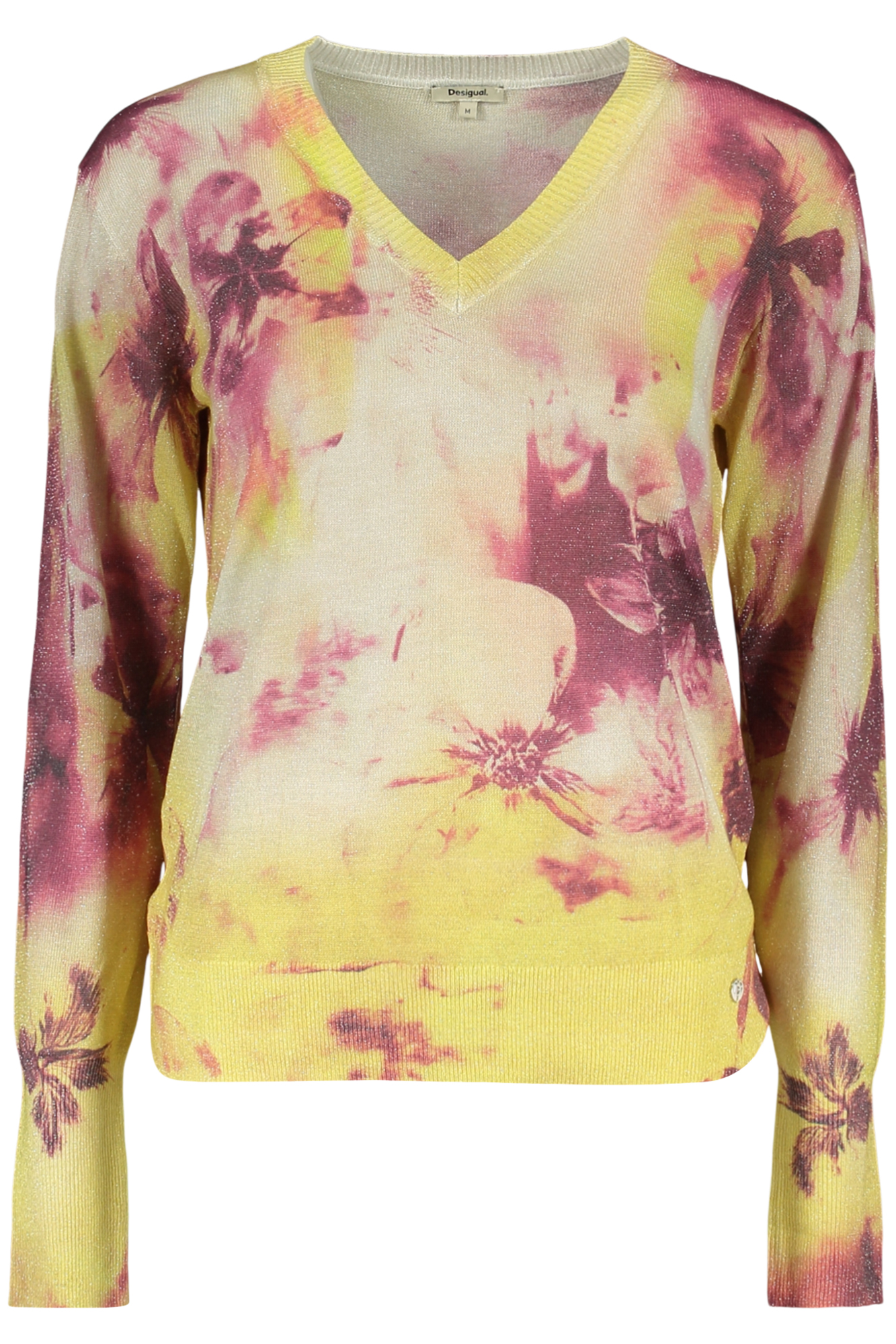 DESIGUAL MAGLIA DONNA - Giallo