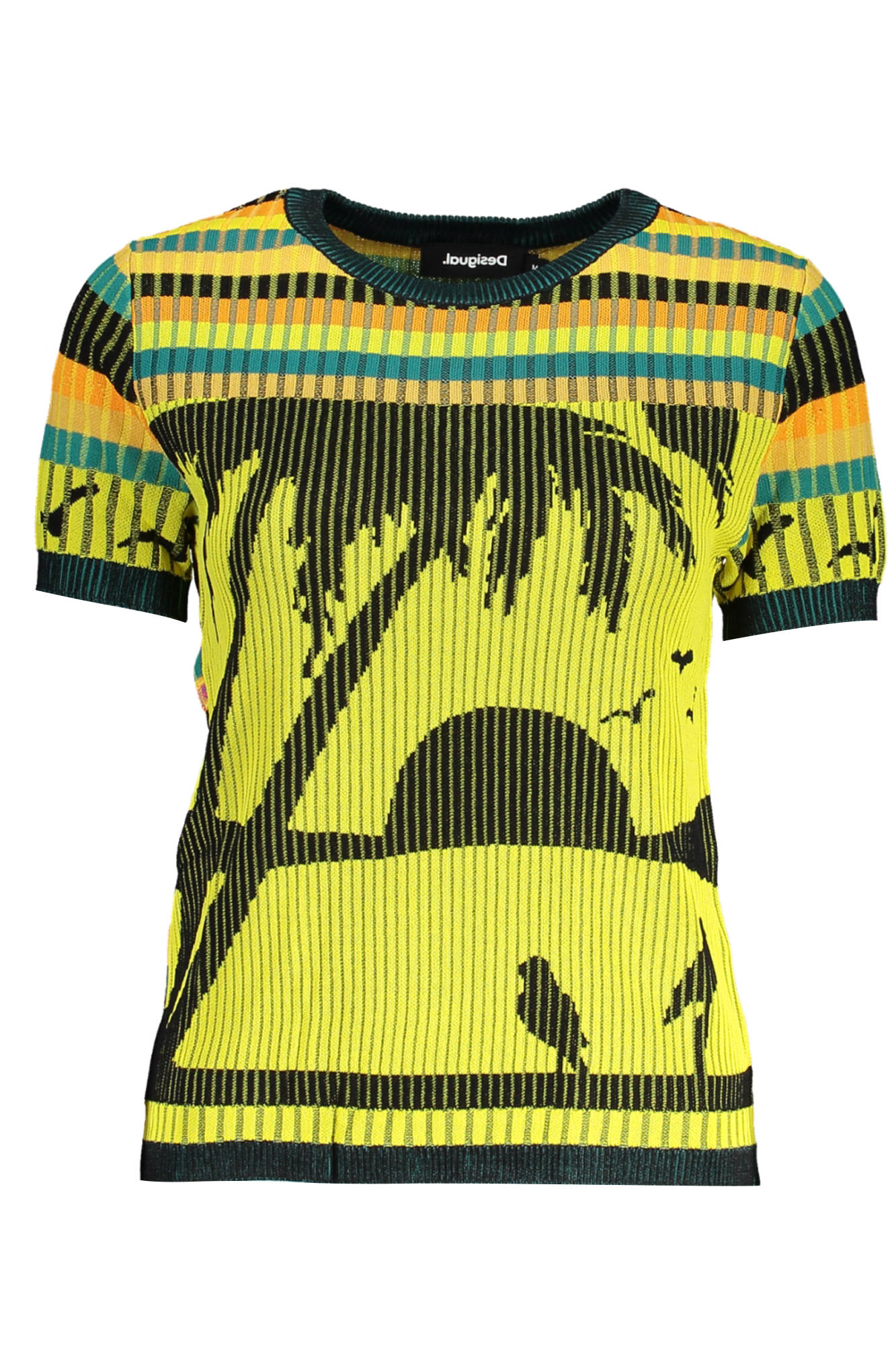 DESIGUAL MAGLIA DONNA - Giallo