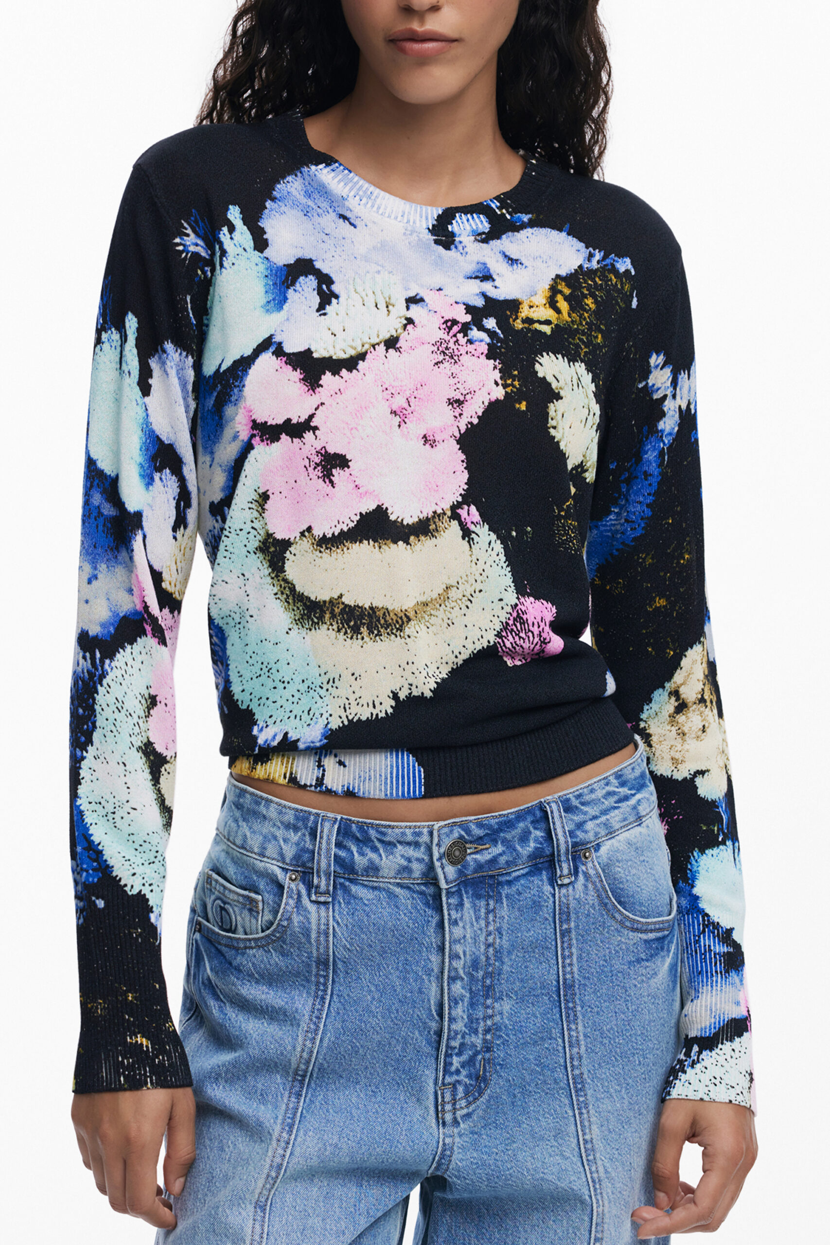 DESIGUAL MAGLIA DONNA - Nero