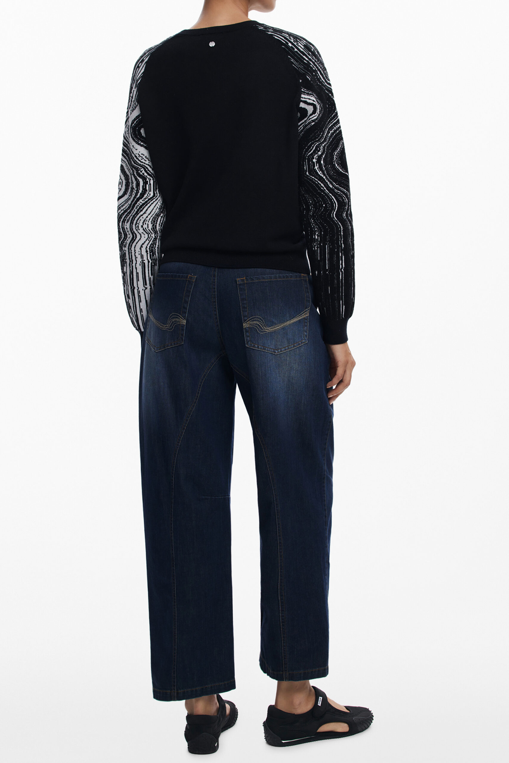 DESIGUAL MAGLIA DONNA - Nero - immagine 2
