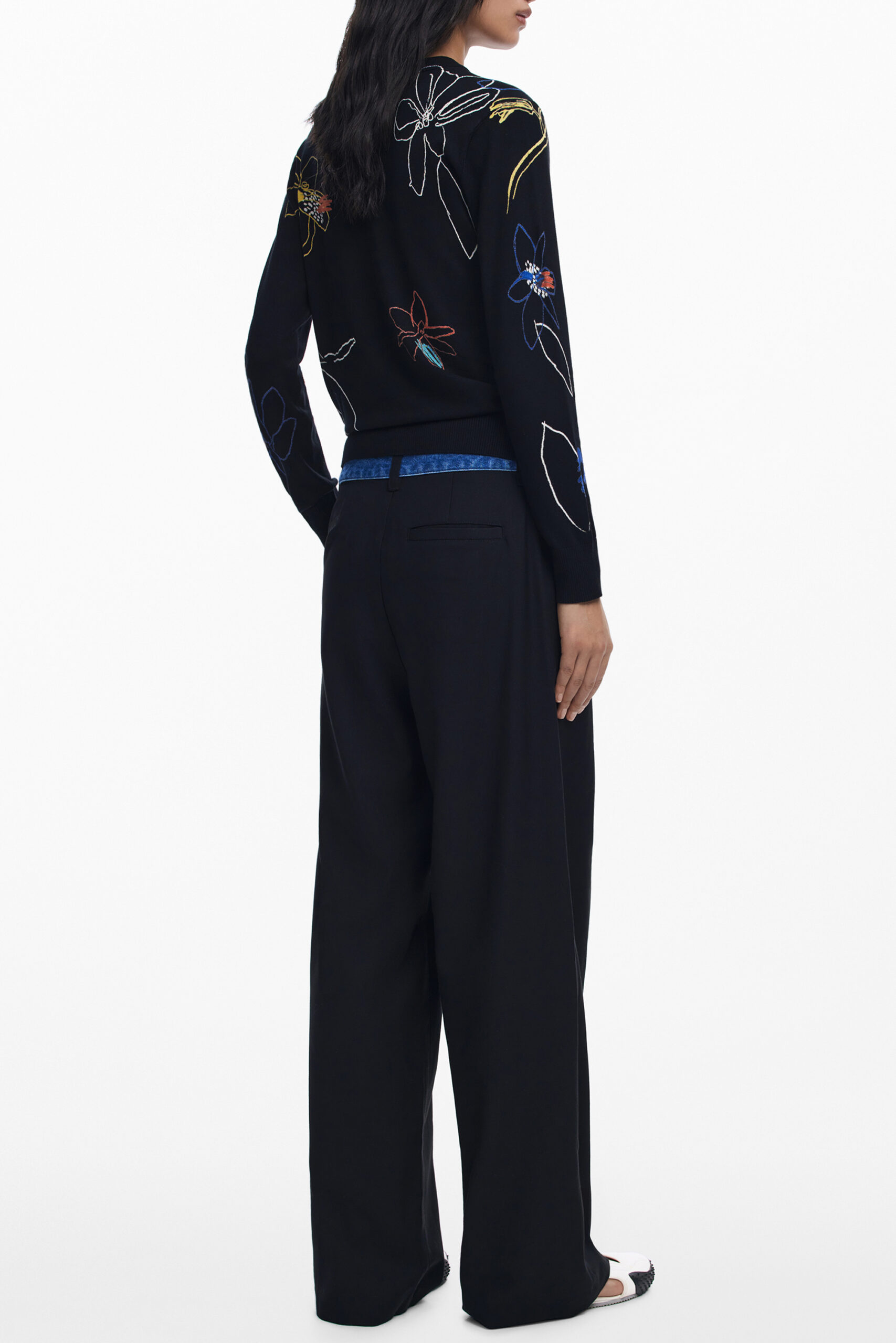 DESIGUAL MAGLIA DONNA - Nero - immagine 2