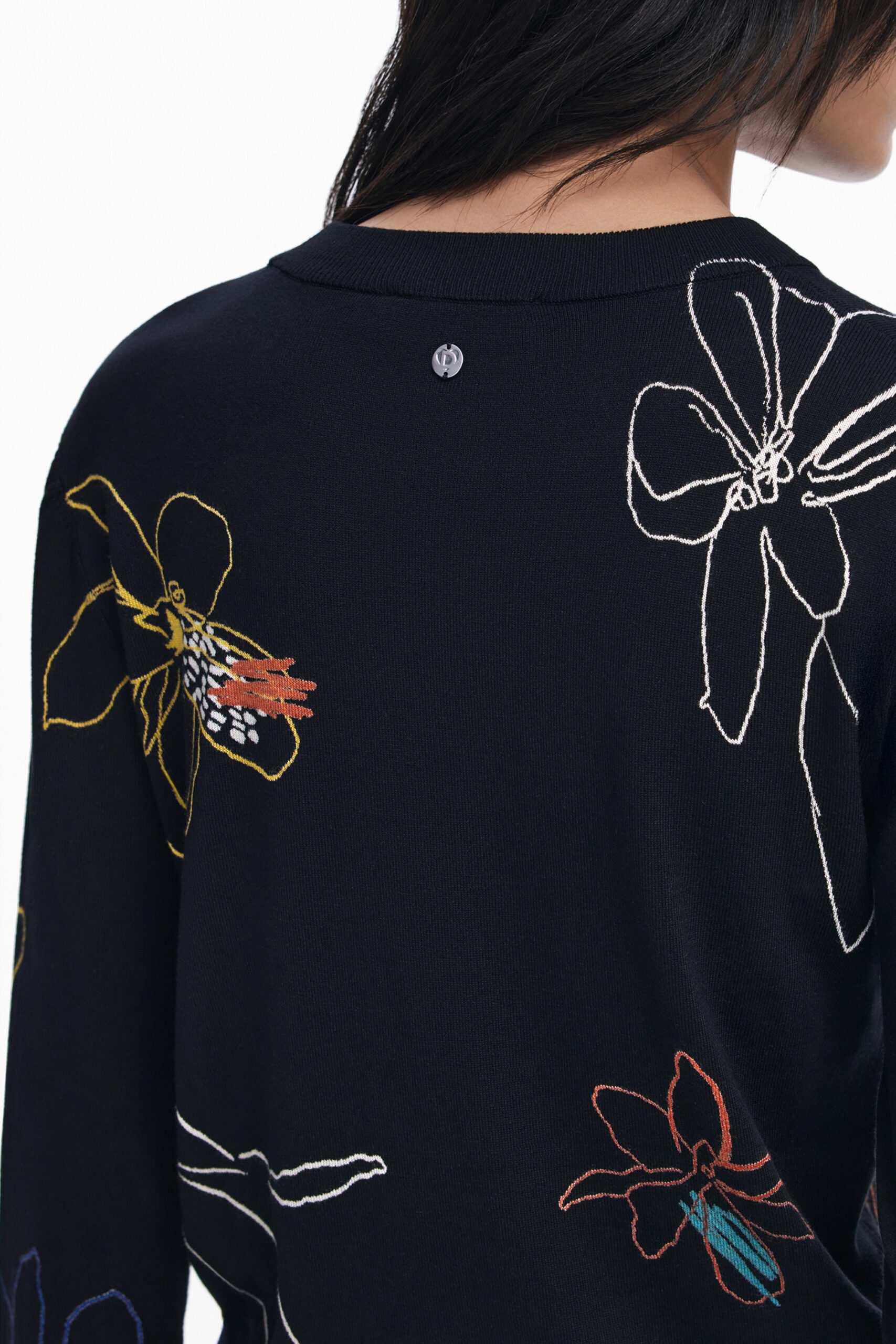 DESIGUAL MAGLIA DONNA - Nero - immagine 3