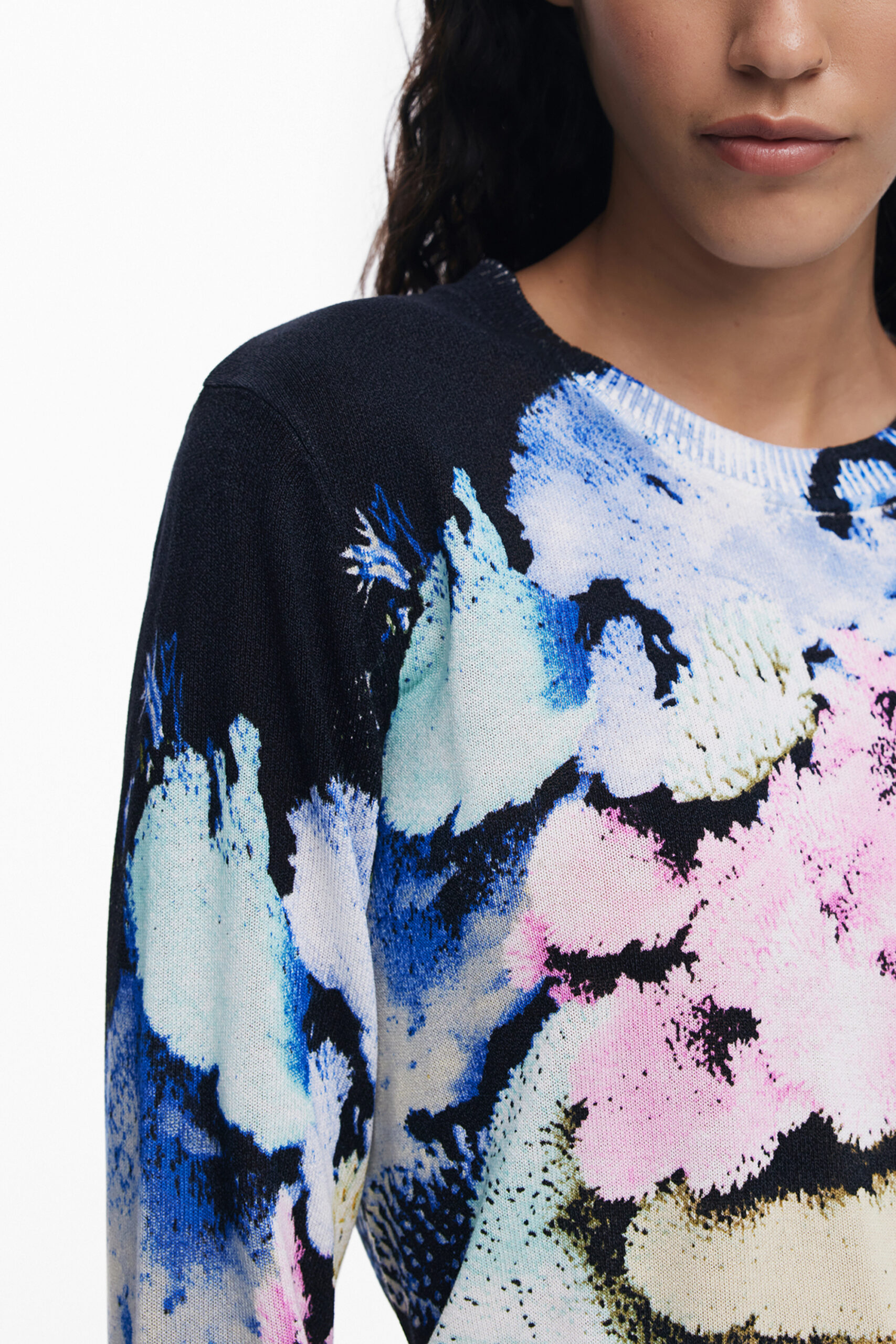 DESIGUAL MAGLIA DONNA - Nero - immagine 3