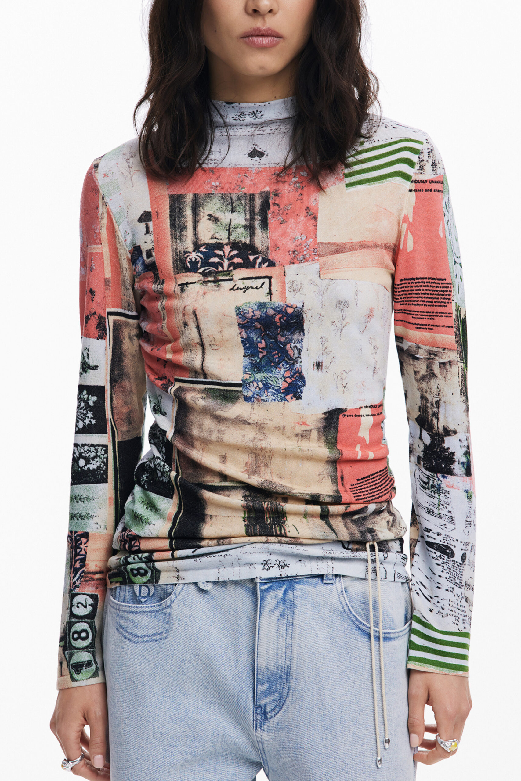 DESIGUAL MAGLIA DONNA - Rosa