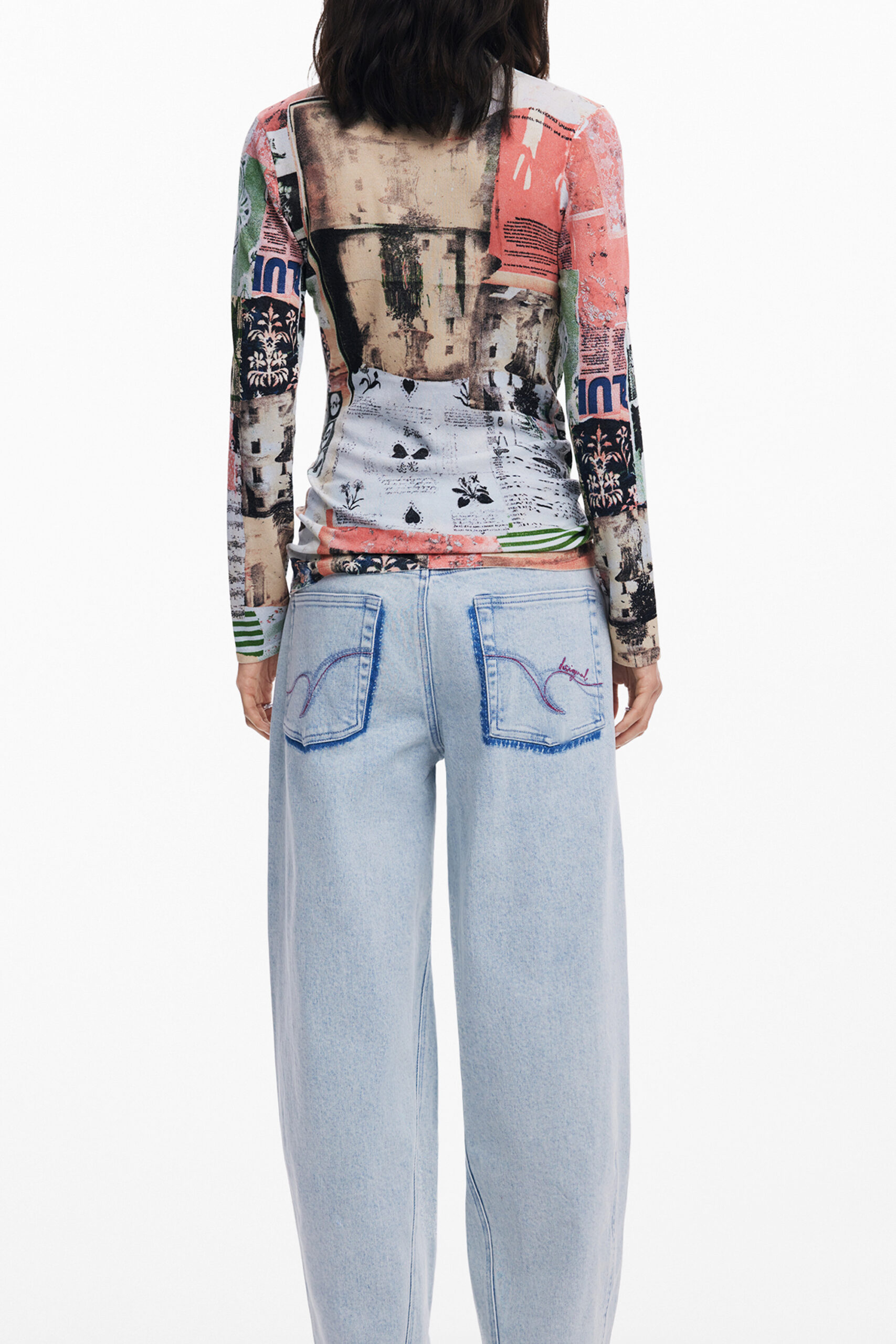 DESIGUAL MAGLIA DONNA - Rosa - immagine 2