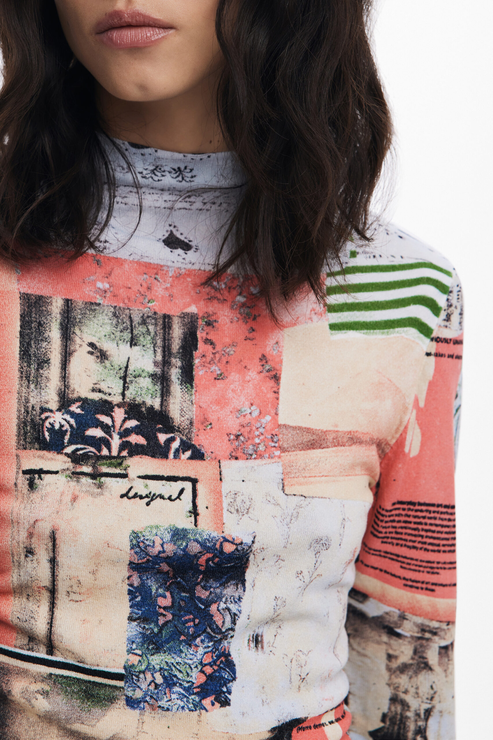 DESIGUAL MAGLIA DONNA - Rosa - immagine 3