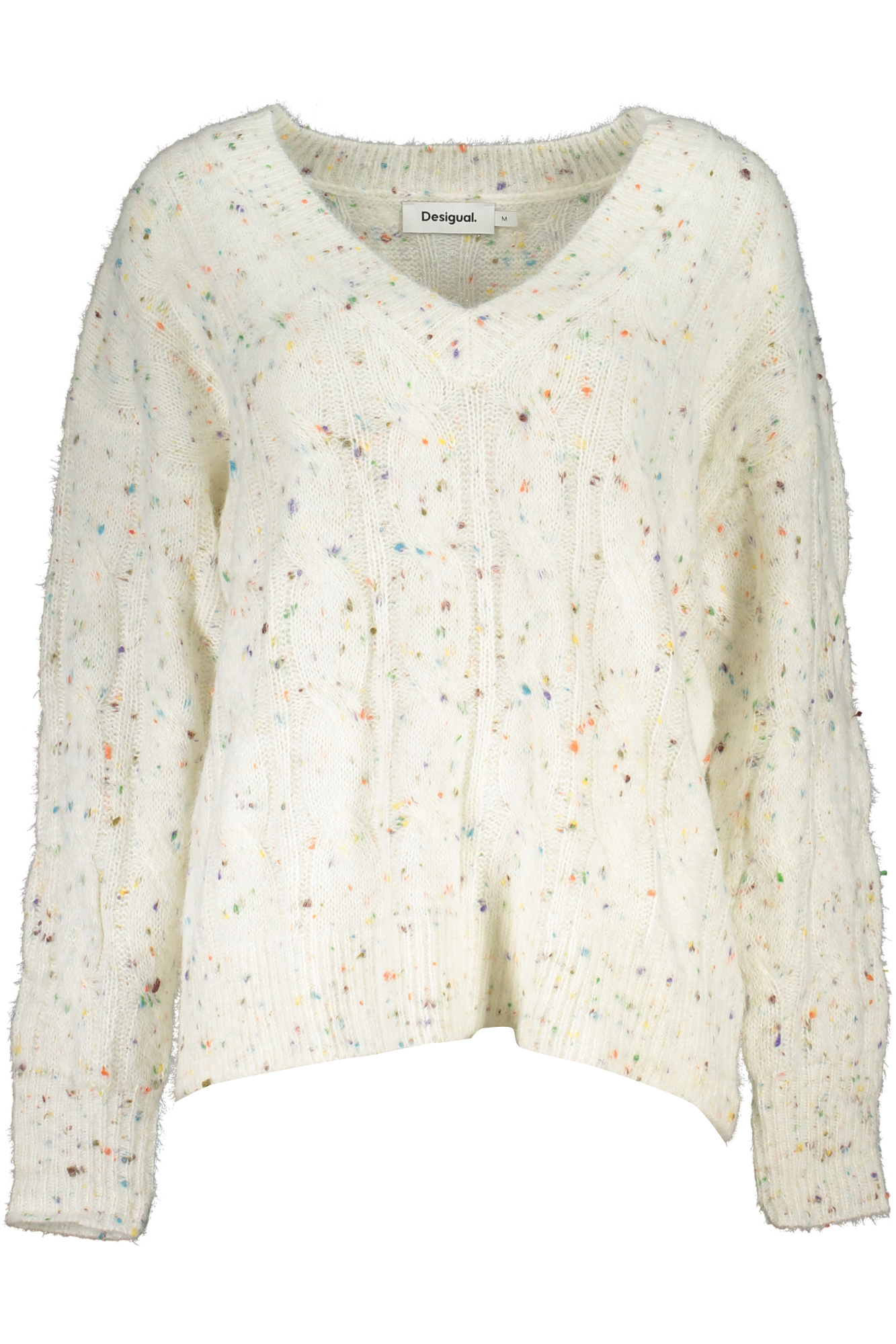 DESIGUAL MAGLIONE DONNA - Bianco