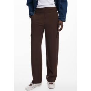 DESIGUAL PANTALONE DONNA - Marrone