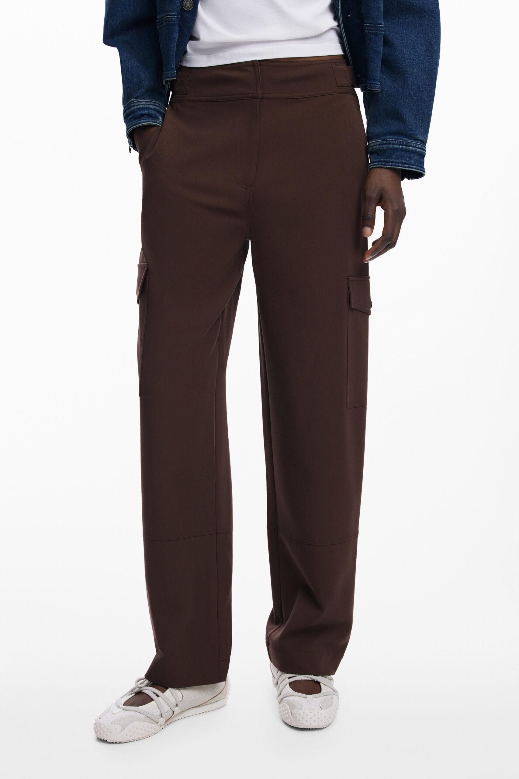 DESIGUAL PANTALONE DONNA - Marrone
