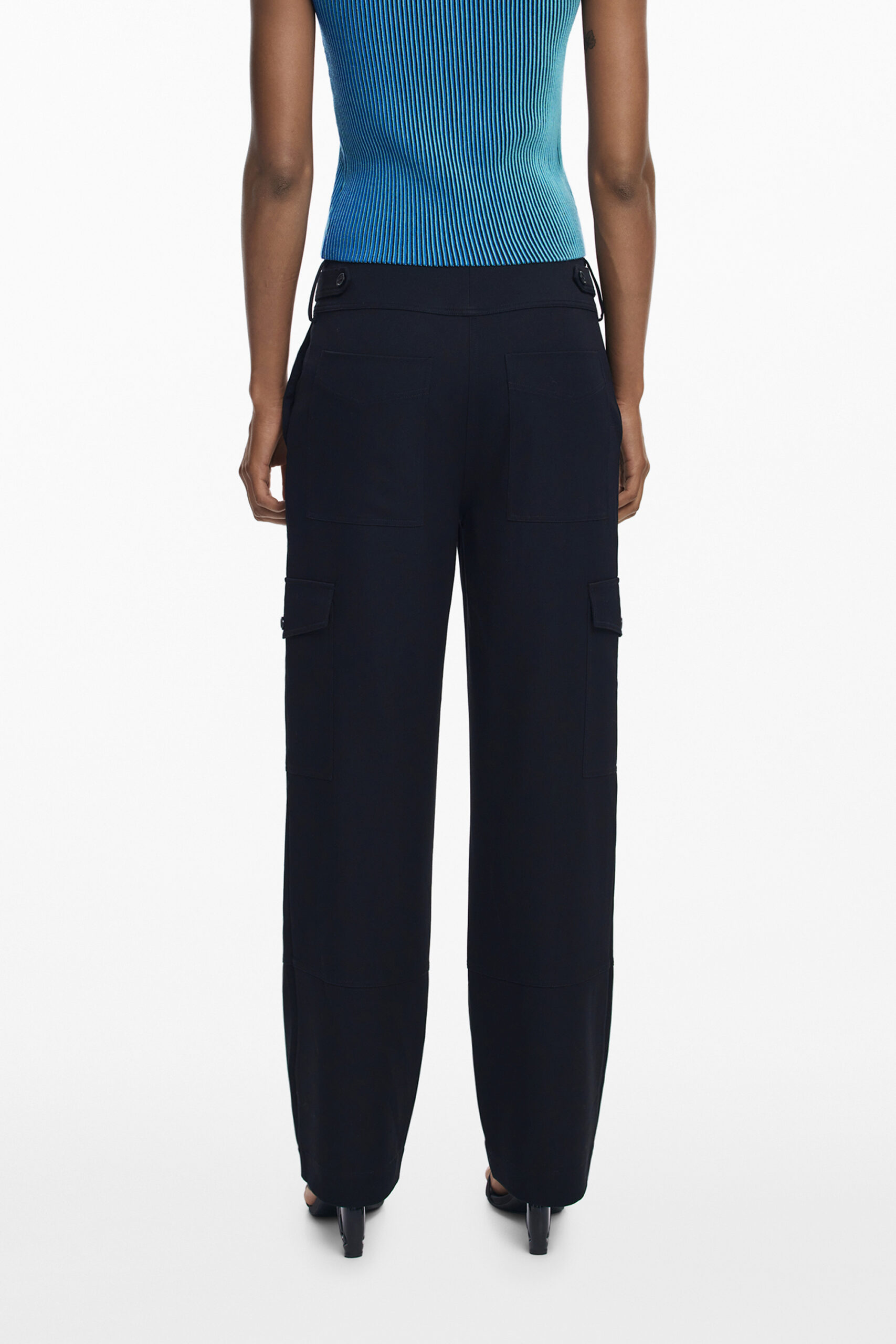 DESIGUAL PANTALONE DONNA - Nero - immagine 2