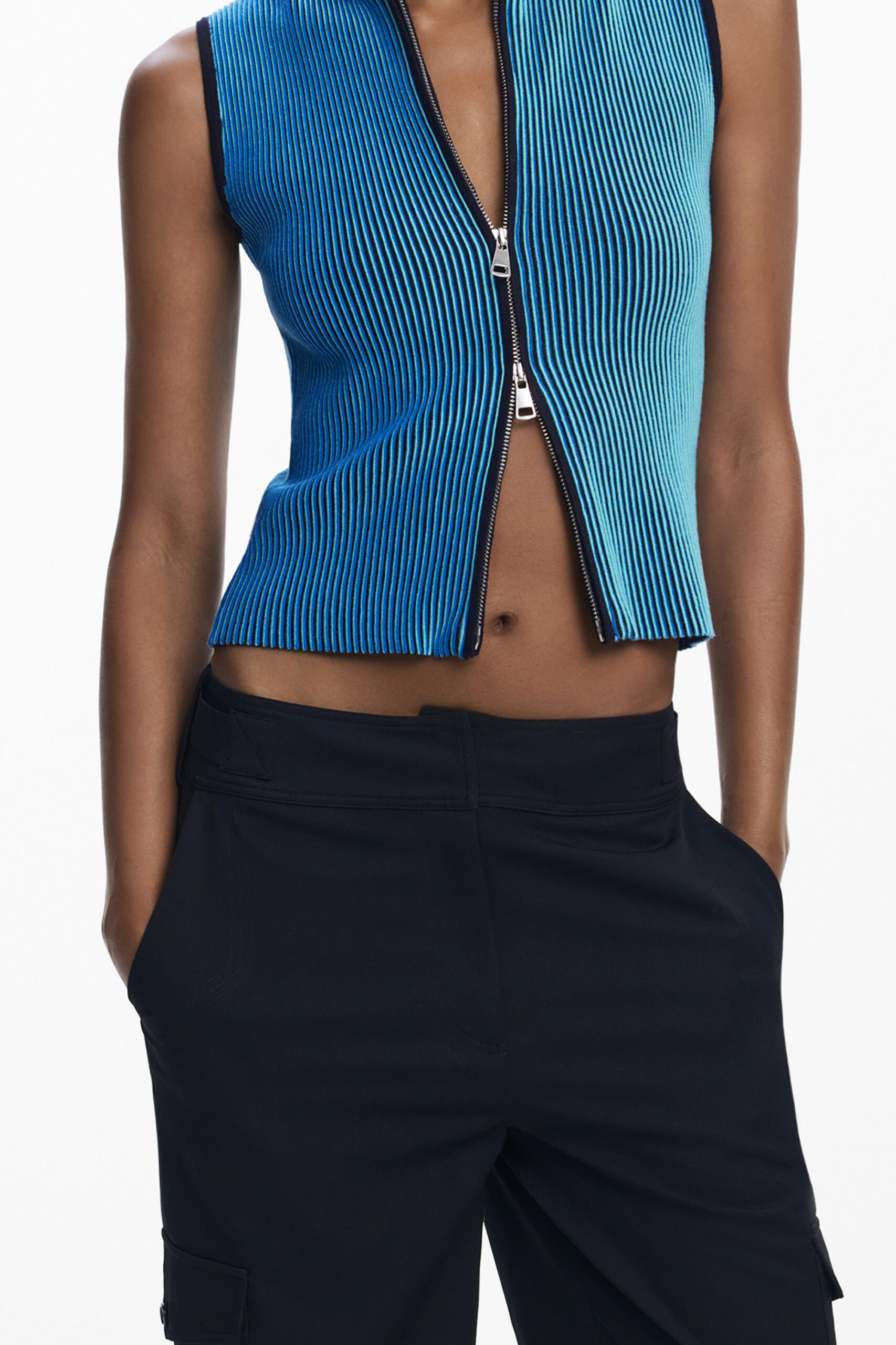 DESIGUAL PANTALONE DONNA - Nero - immagine 3