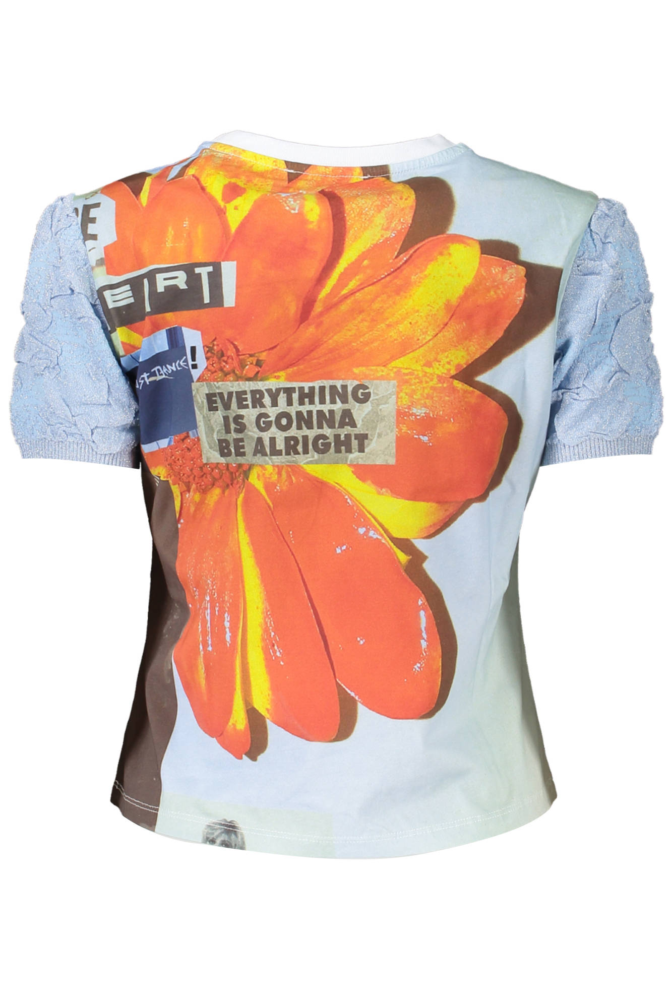 DESIGUAL T-SHIRT MANICHE CORTE DONNA - Azzurro - immagine 2