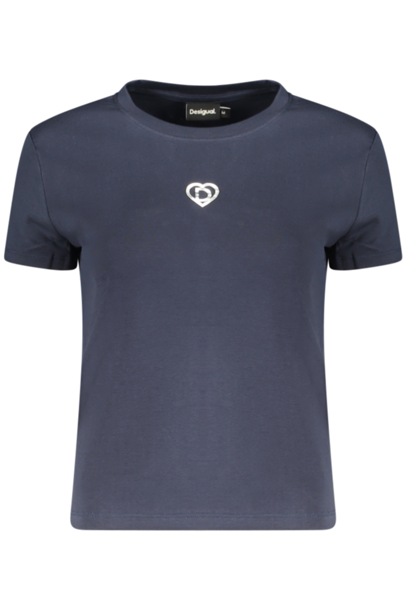 DESIGUAL T-SHIRT MANICHE CORTE DONNA - Blu