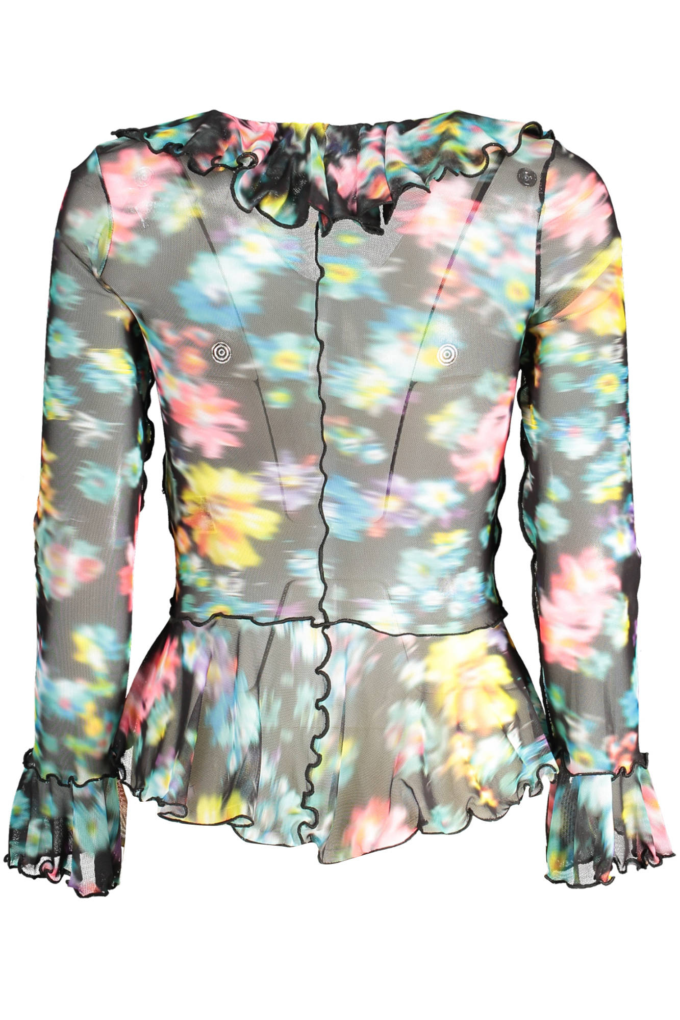 DESIGUAL T-SHIRT MANICHE LUNGHE DONNA - Nero - immagine 2