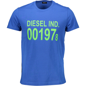 DIESEL T-SHIRT MANICHE CORTE UOMO - Blu