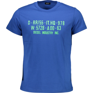 DIESEL T-SHIRT MANICHE CORTE UOMO - Blu