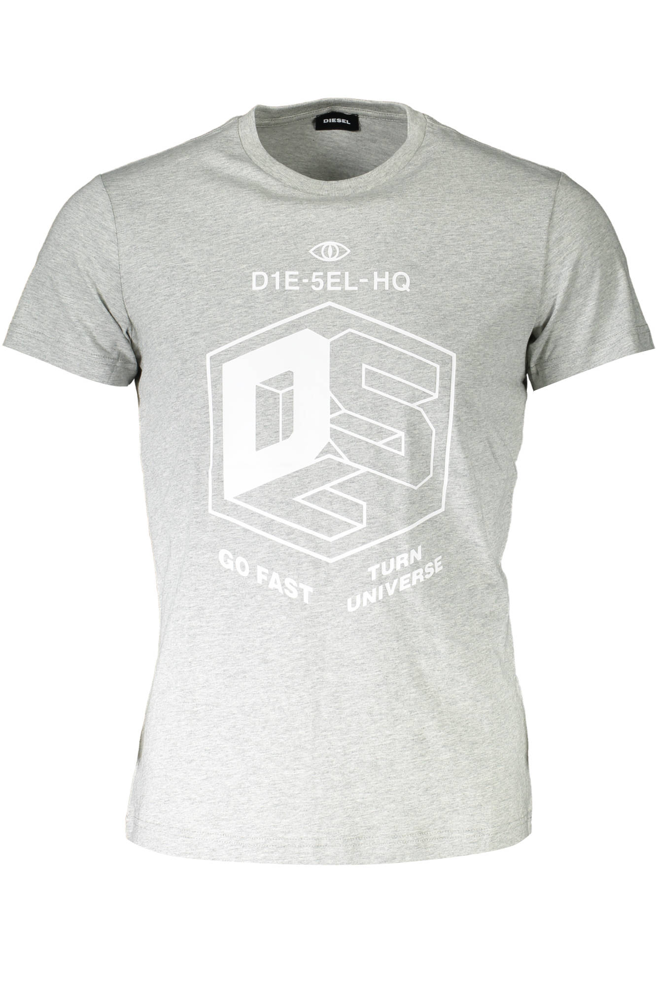 DIESEL T-SHIRT MANICHE CORTE UOMO - Grigio
