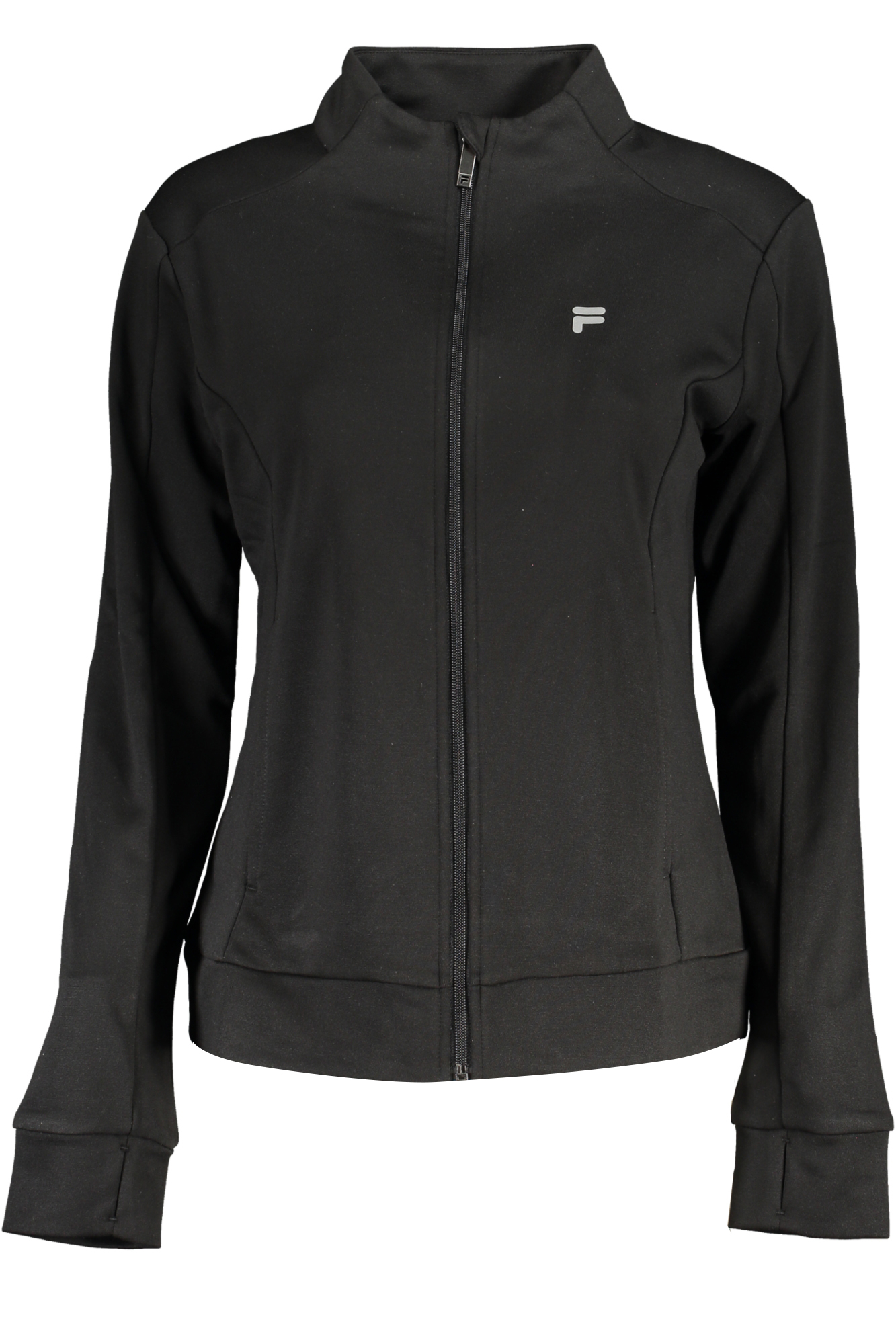 FILA FELPA CON ZIP DONNA - Nero