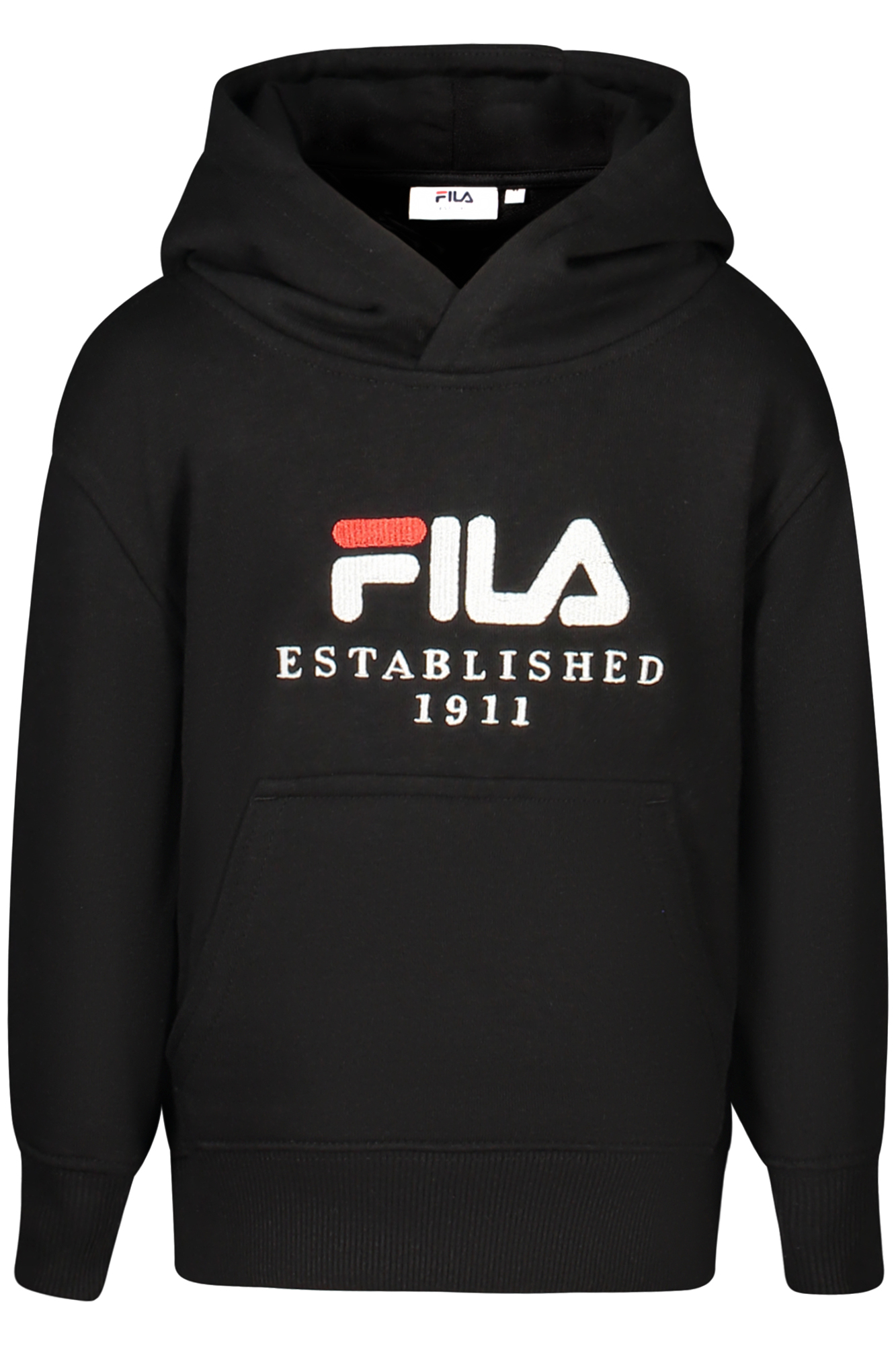 FILA FELPA SENZA ZIP BAMBINO - Nero