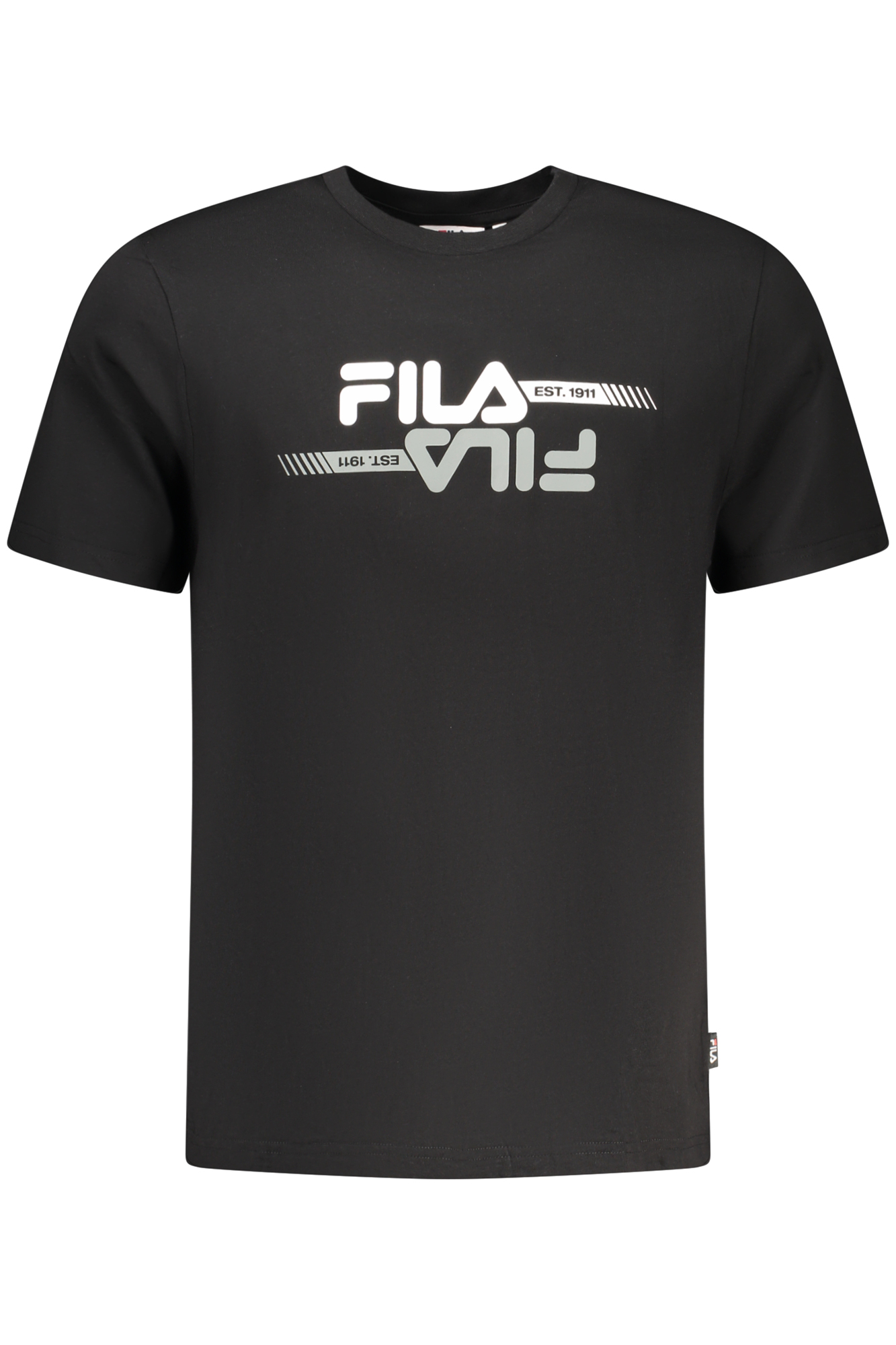 FILA T-SHIRT MANICHE CORTE UOMO - Nero