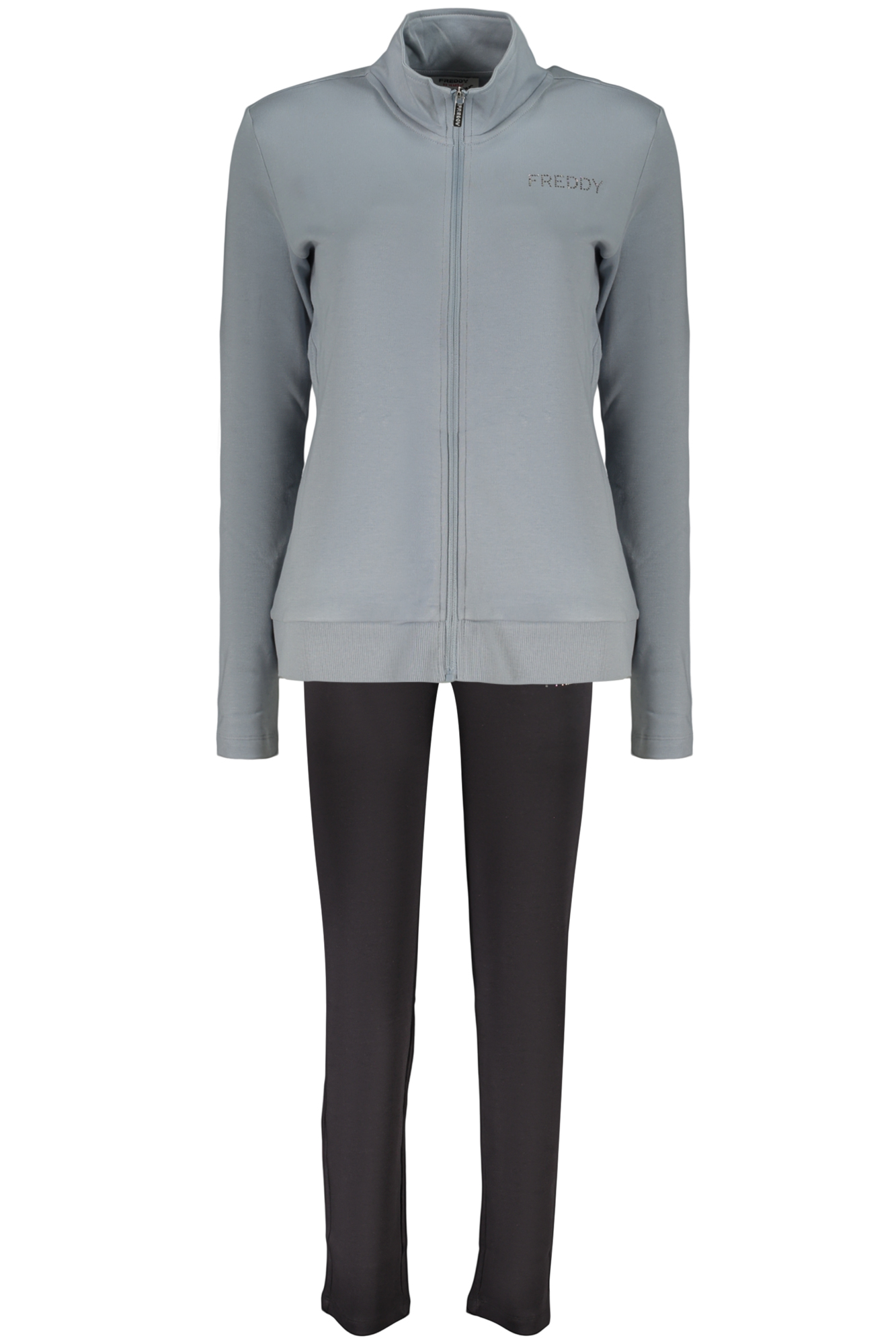 FREDDY FELPA CON ZIP DONNA - Azzurro