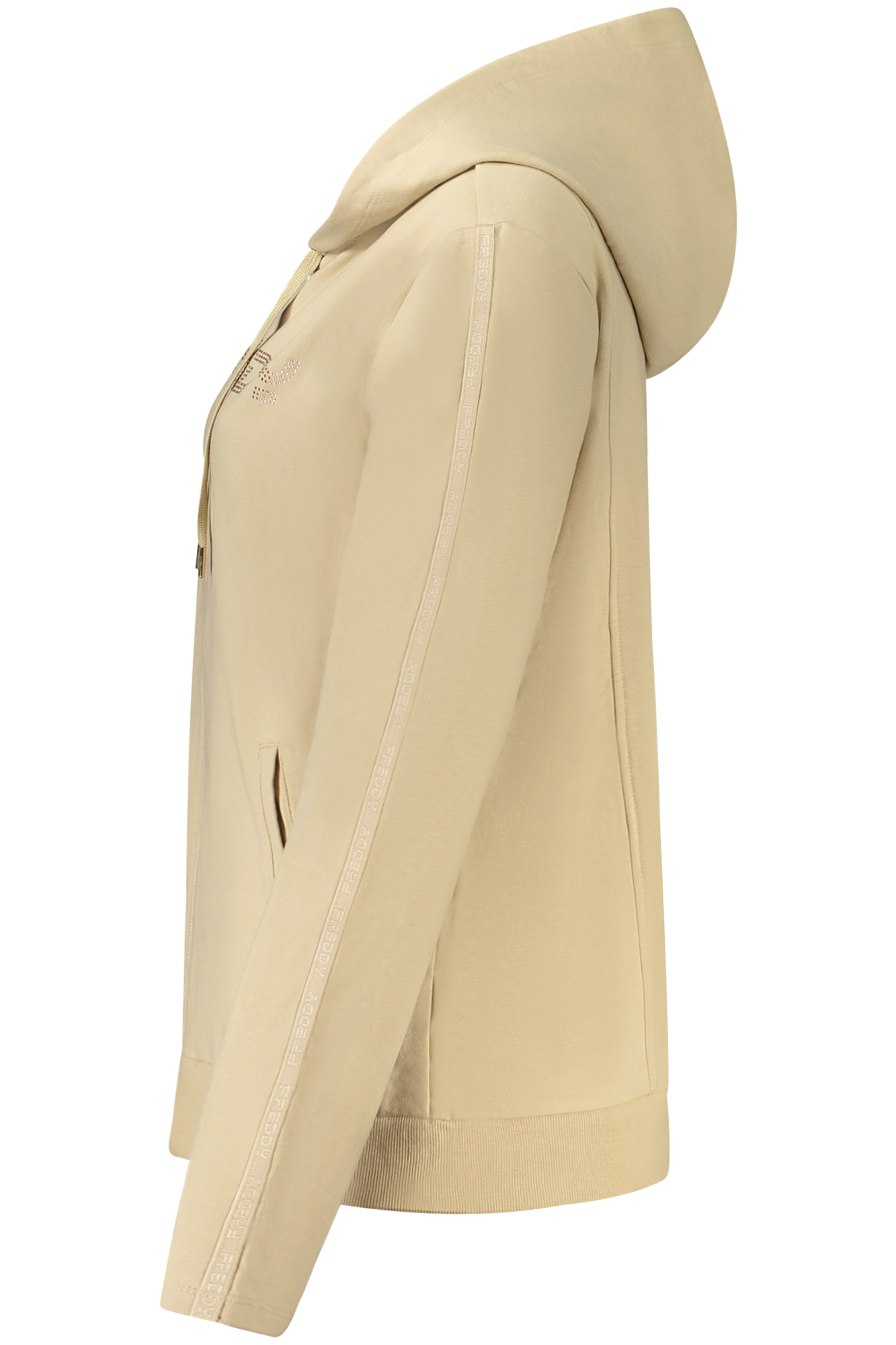 FREDDY FELPA CON ZIP DONNA - Beige - immagine 3