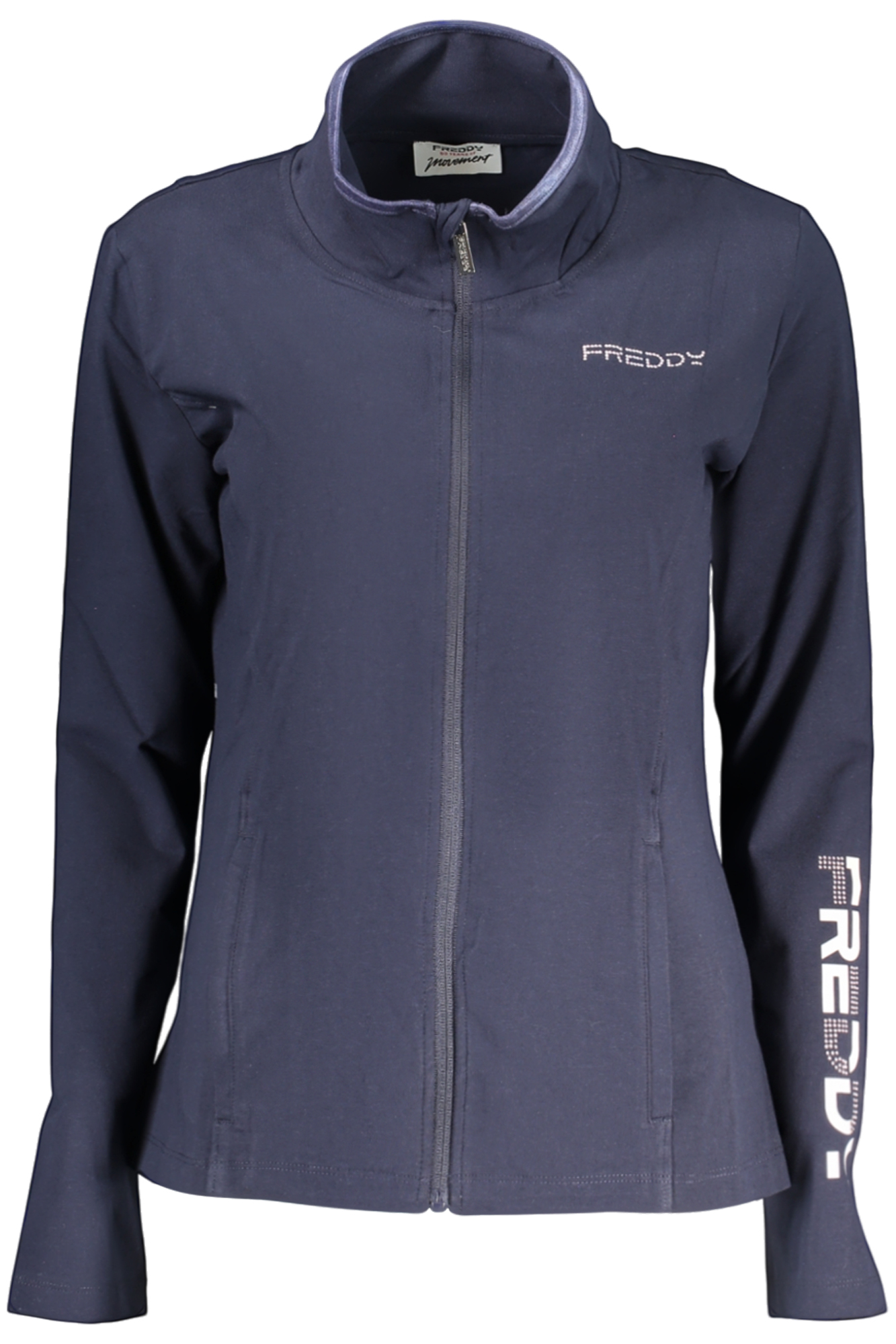 FREDDY FELPA CON ZIP DONNA - Blu