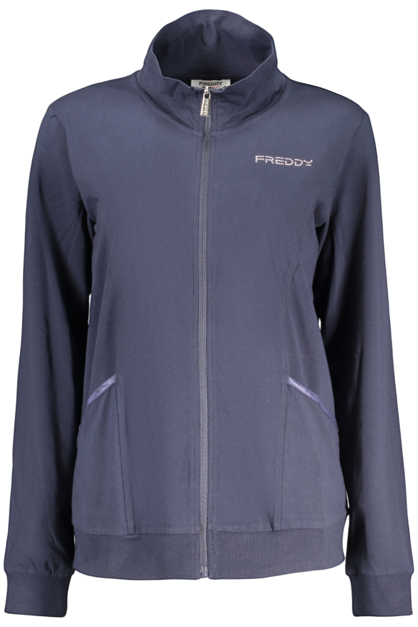 FREDDY FELPA CON ZIP DONNA - Blu
