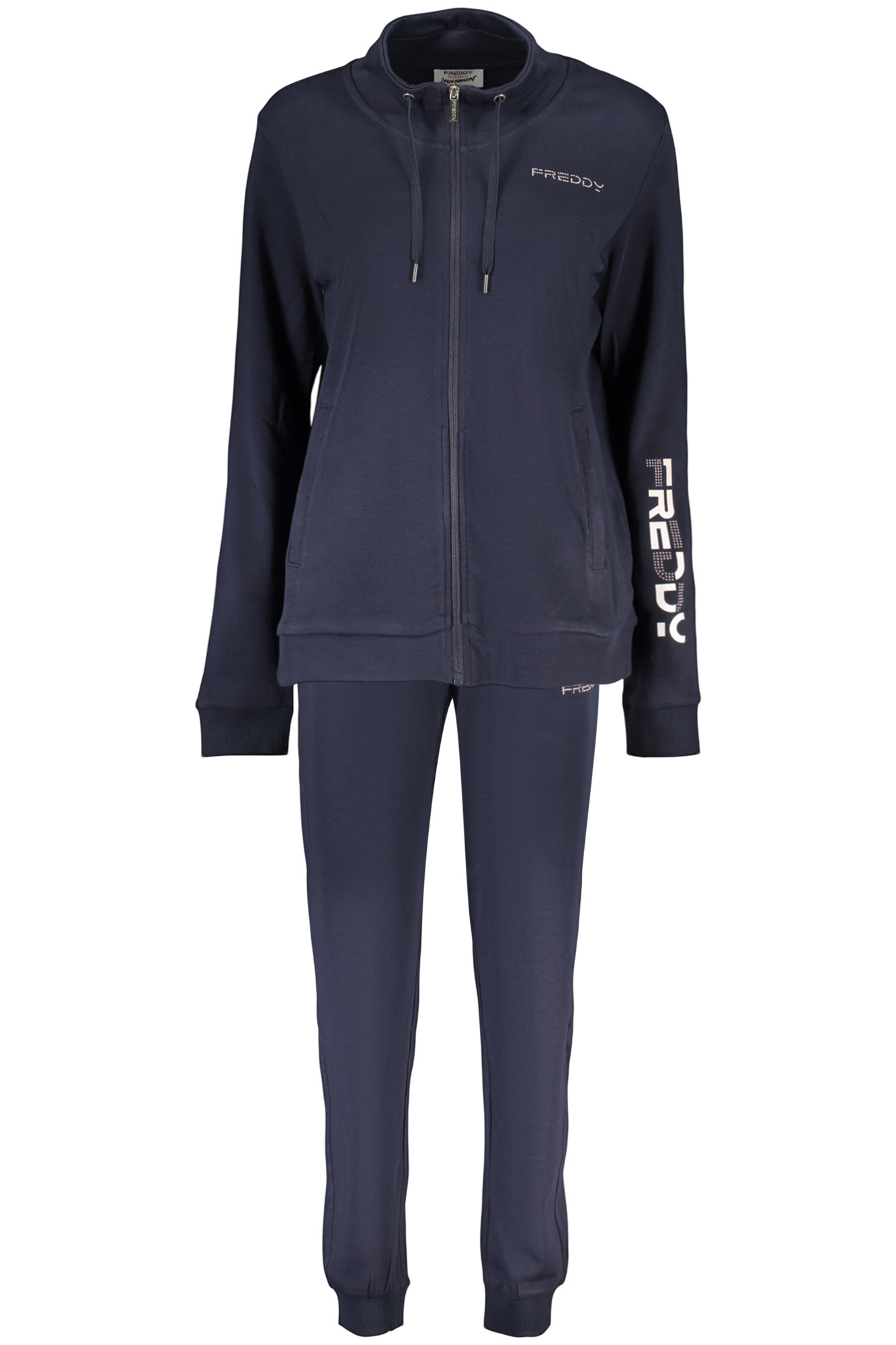 FREDDY FELPA CON ZIP DONNA - Blu
