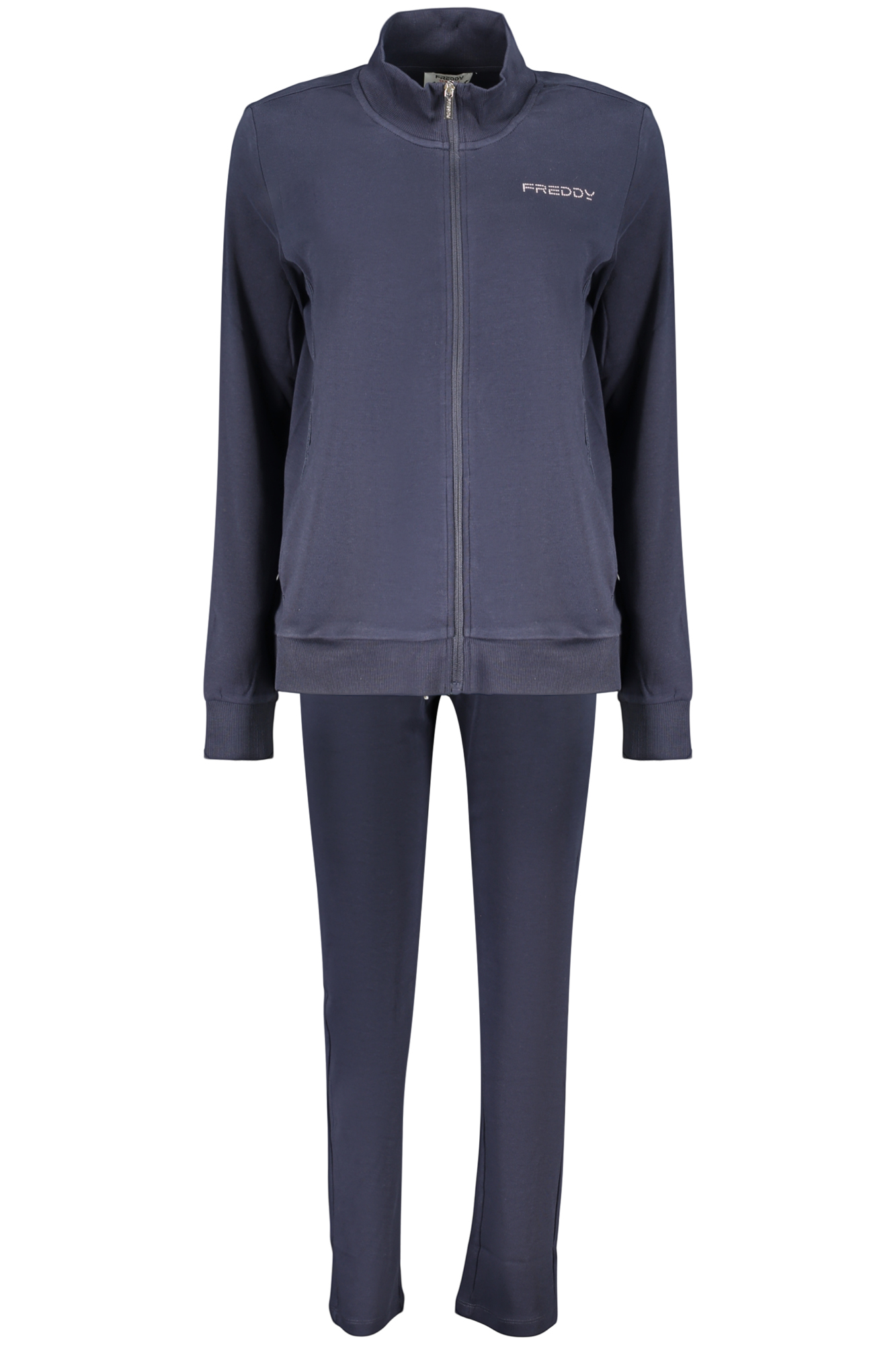 FREDDY FELPA CON ZIP DONNA - Blu