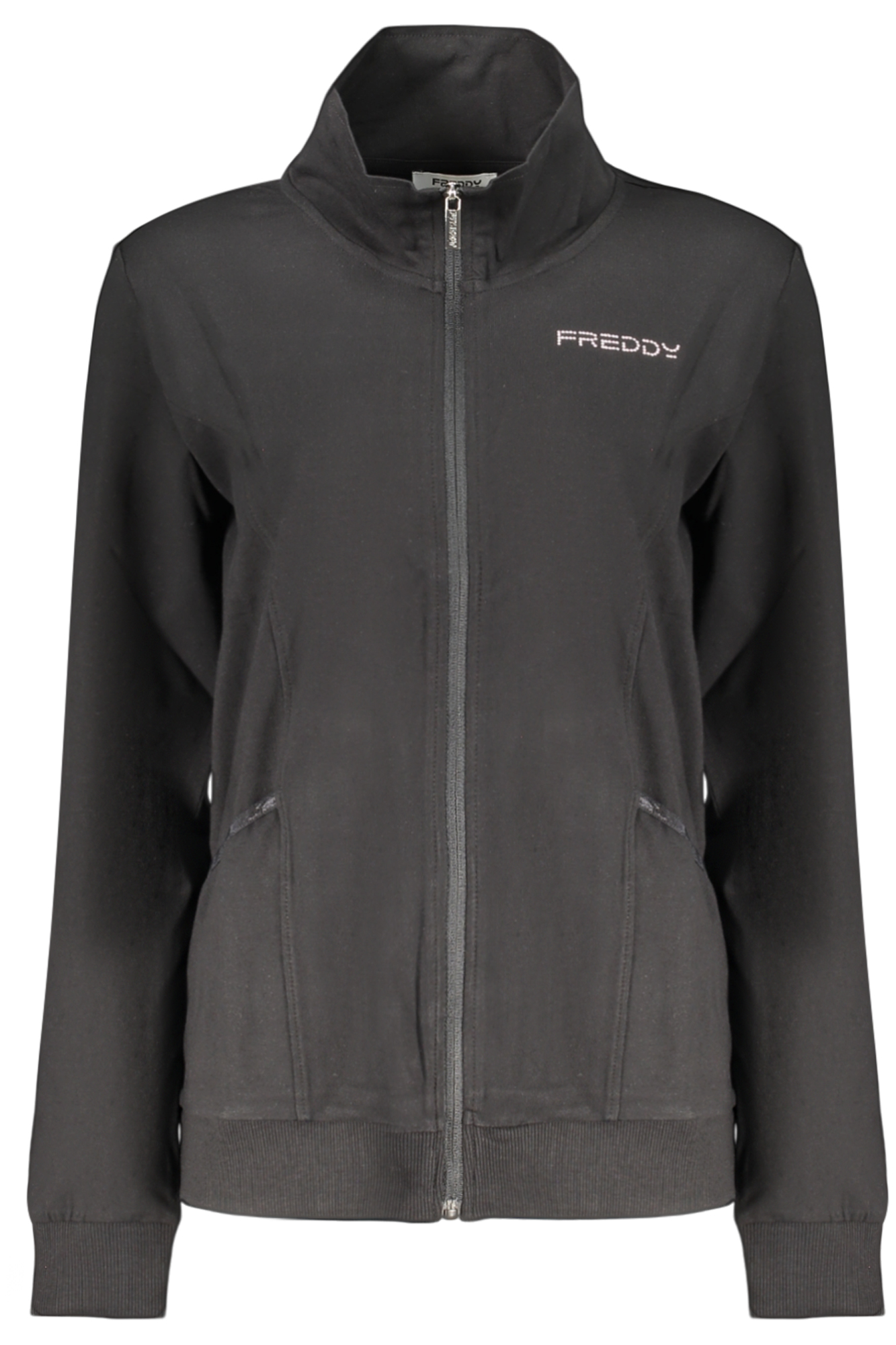 FREDDY FELPA CON ZIP DONNA - Nero