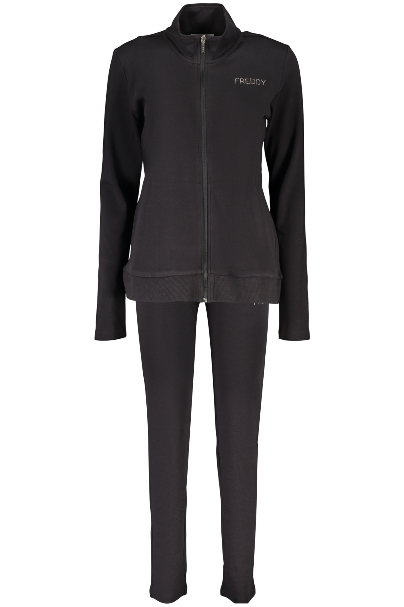 FREDDY FELPA CON ZIP DONNA - Nero