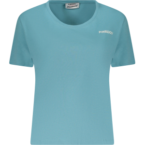 FREDDY T-SHIRT MANICHE CORTE DONNA - Azzurro