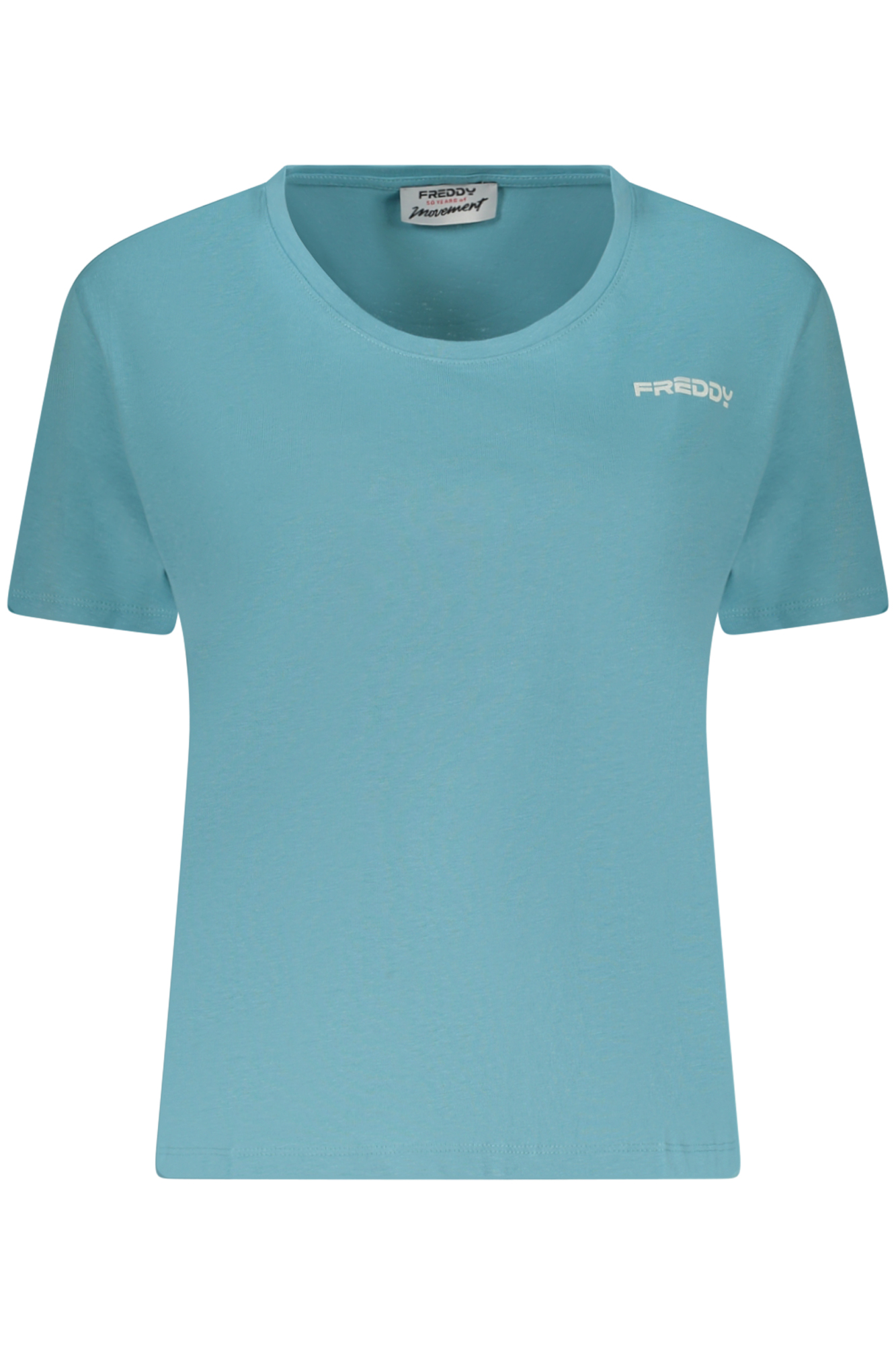 FREDDY T-SHIRT MANICHE CORTE DONNA - Azzurro