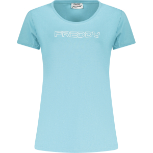 FREDDY T-SHIRT MANICHE CORTE DONNA - Azzurro