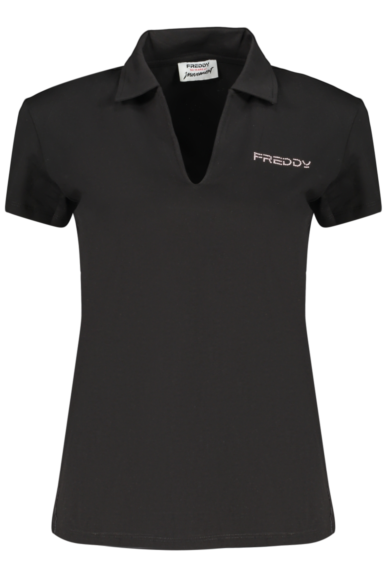 FREDDY T-SHIRT MANICHE CORTE DONNA - Nero