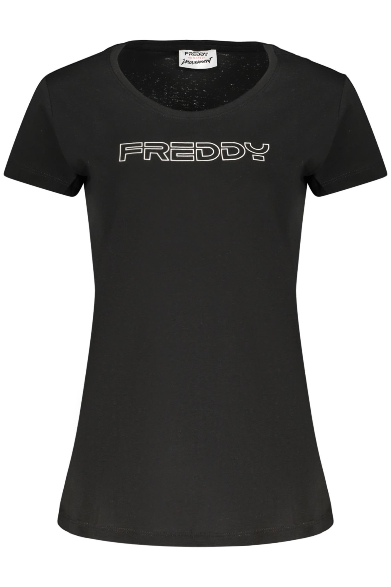 FREDDY T-SHIRT MANICHE CORTE DONNA - Nero