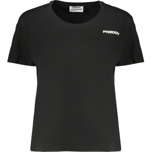 FREDDY T-SHIRT MANICHE CORTE DONNA - Nero