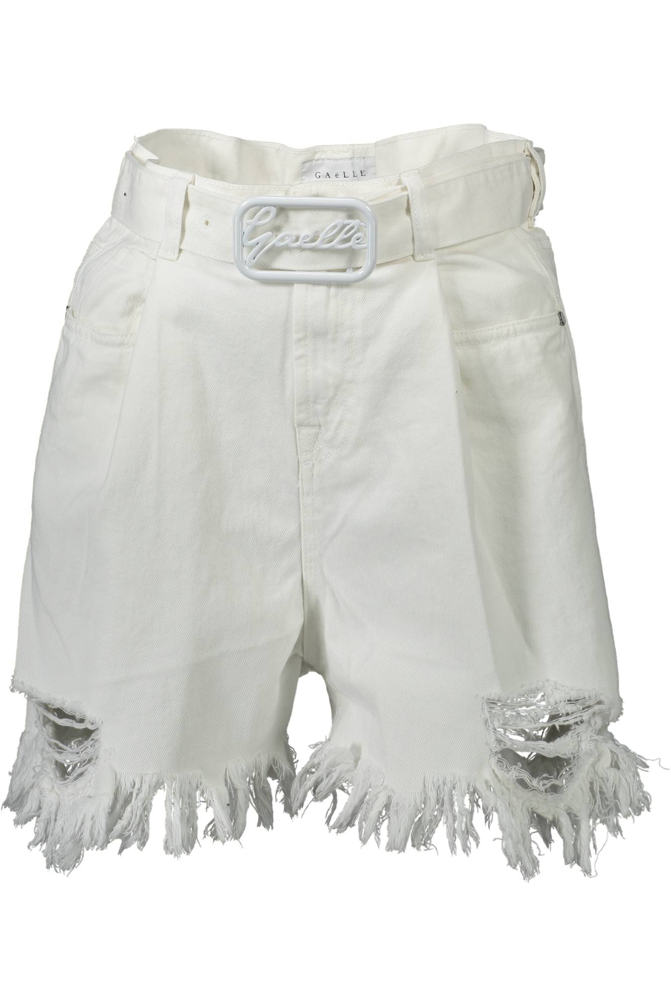 GAELLE PARIS PANTALONE SHORT DONNA - Bianco