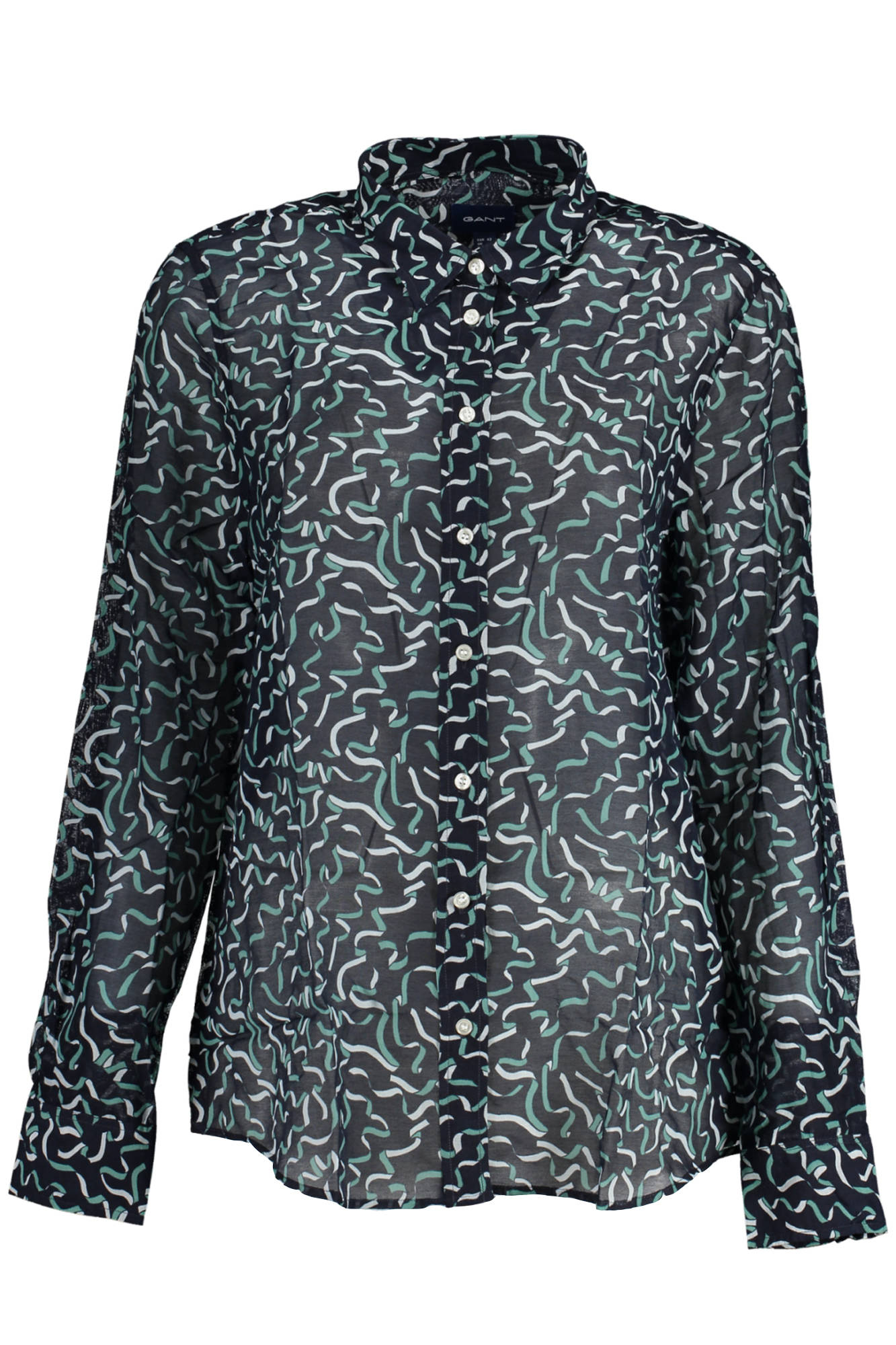 GANT CAMICIA MANICHE LUNGHE DONNA - Blu