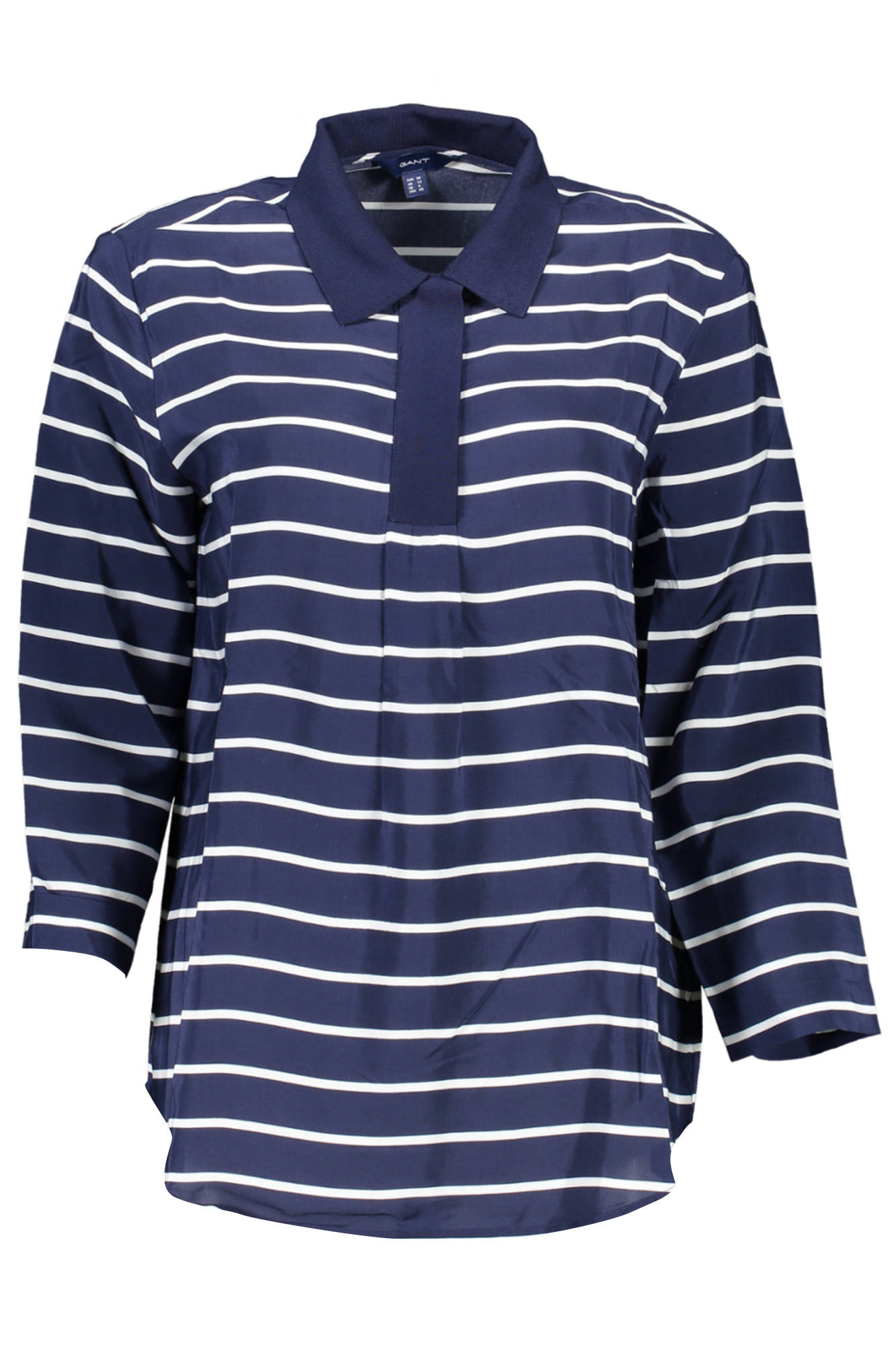 GANT POLO MANICHE 3/4 DONNA - Blu