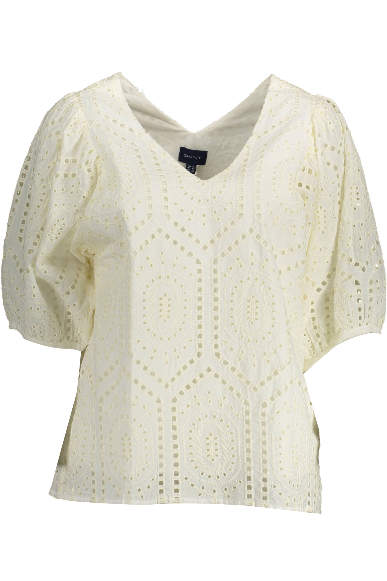 GANT T-SHIRT MANICHE CORTE DONNA - Bianco