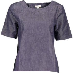 GANT T-SHIRT MANICHE CORTE DONNA - Blu