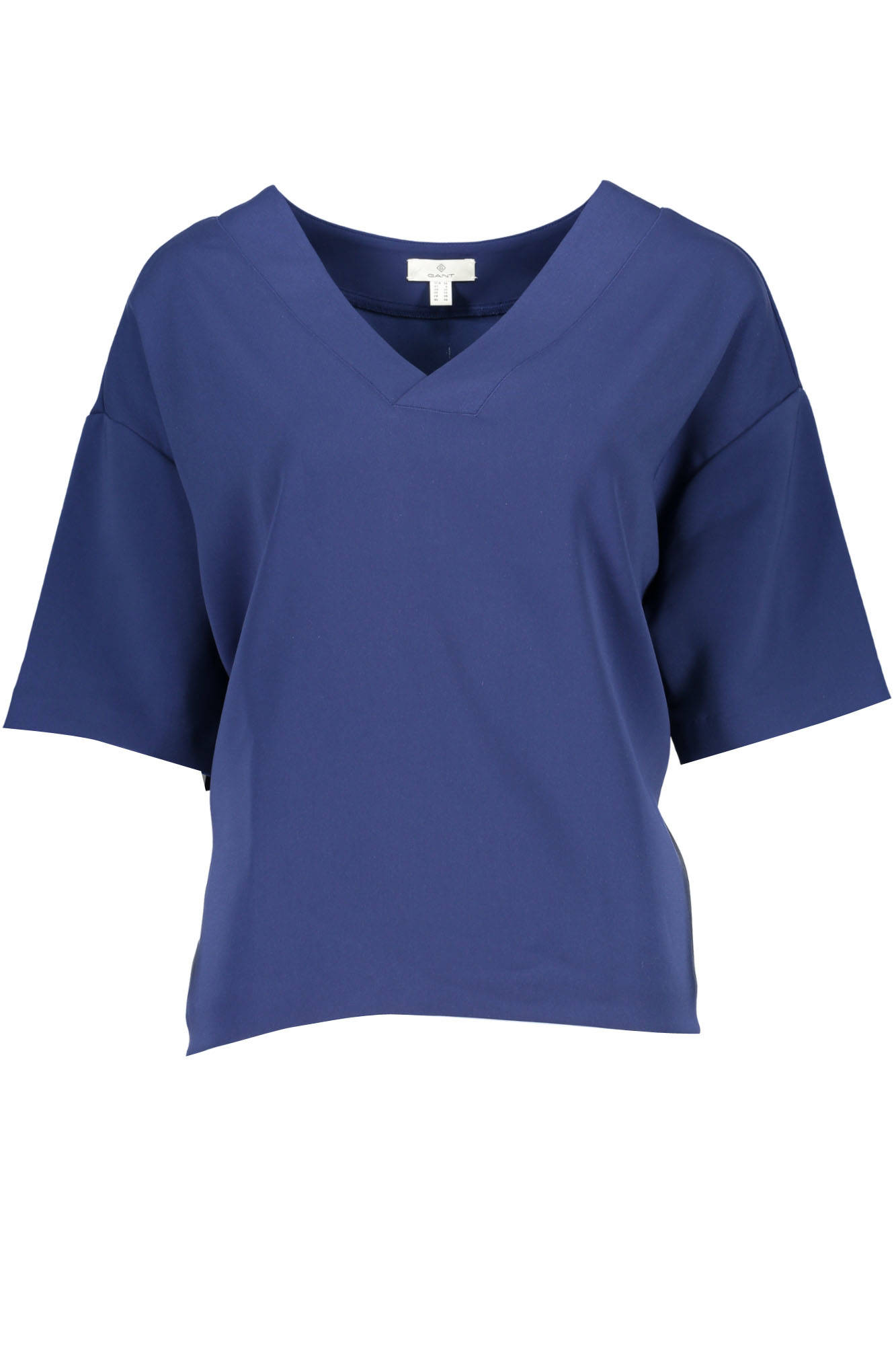 GANT T-SHIRT MANICHE CORTE DONNA - Blu