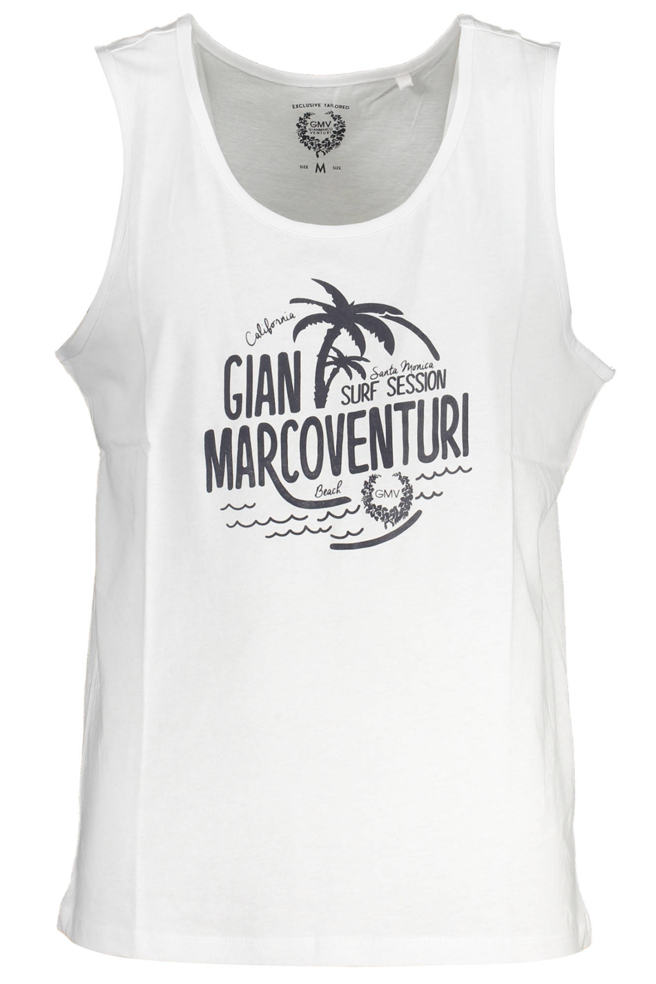 GIAN MARCO VENTURI CANOTTA UOMO - Bianco