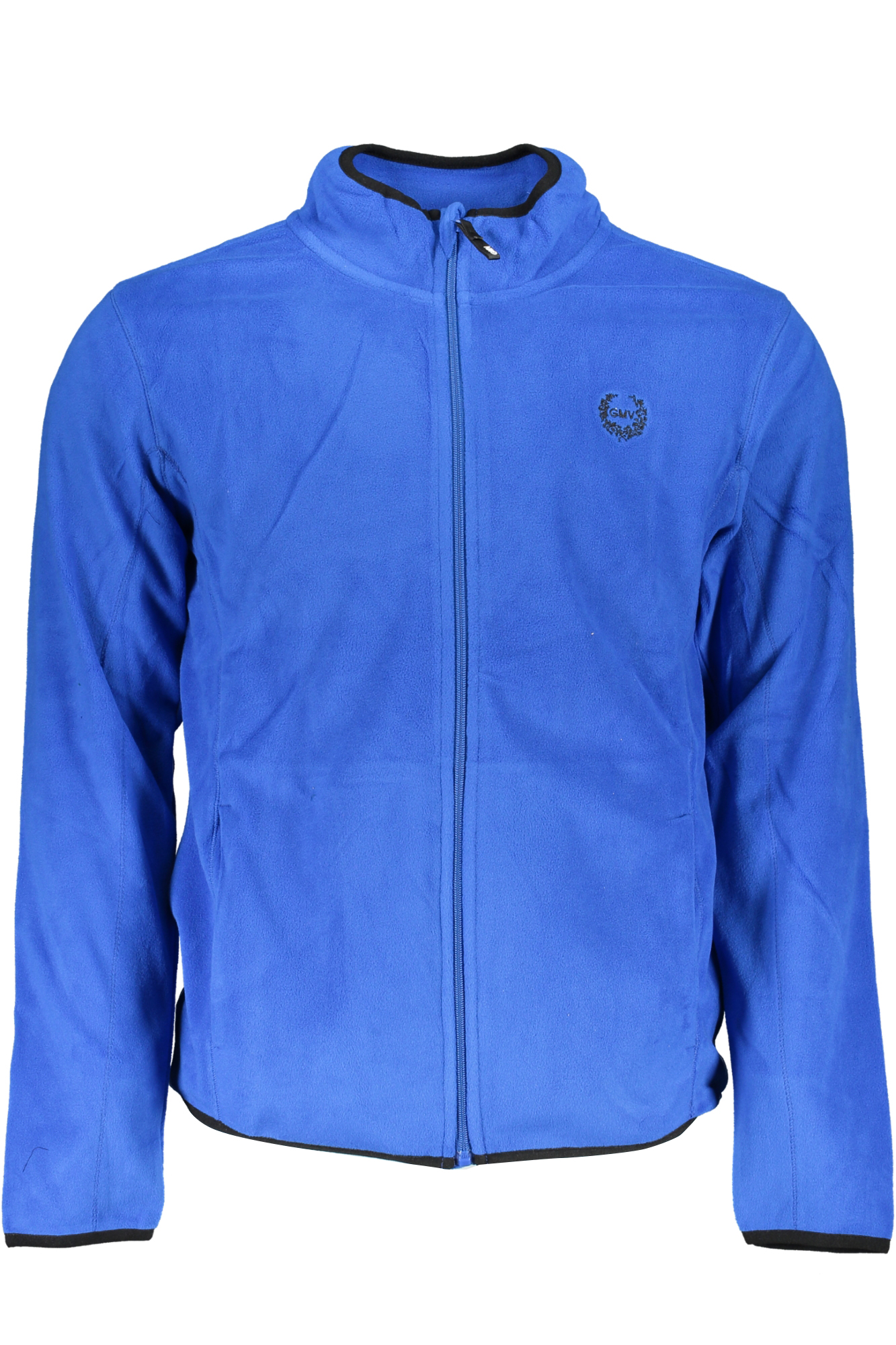 GIAN MARCO VENTURI FELPA CON ZIP UOMO - Blu