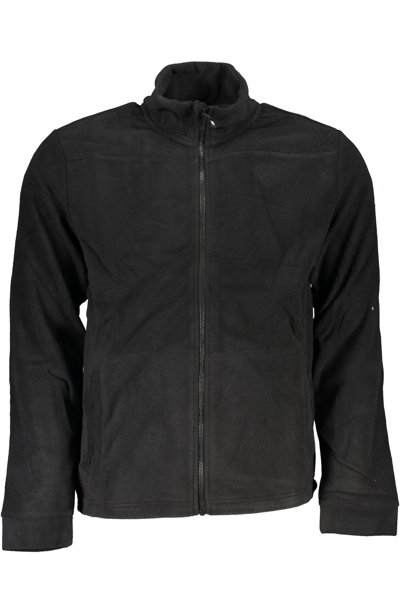 GIAN MARCO VENTURI FELPA CON ZIP UOMO - Nero