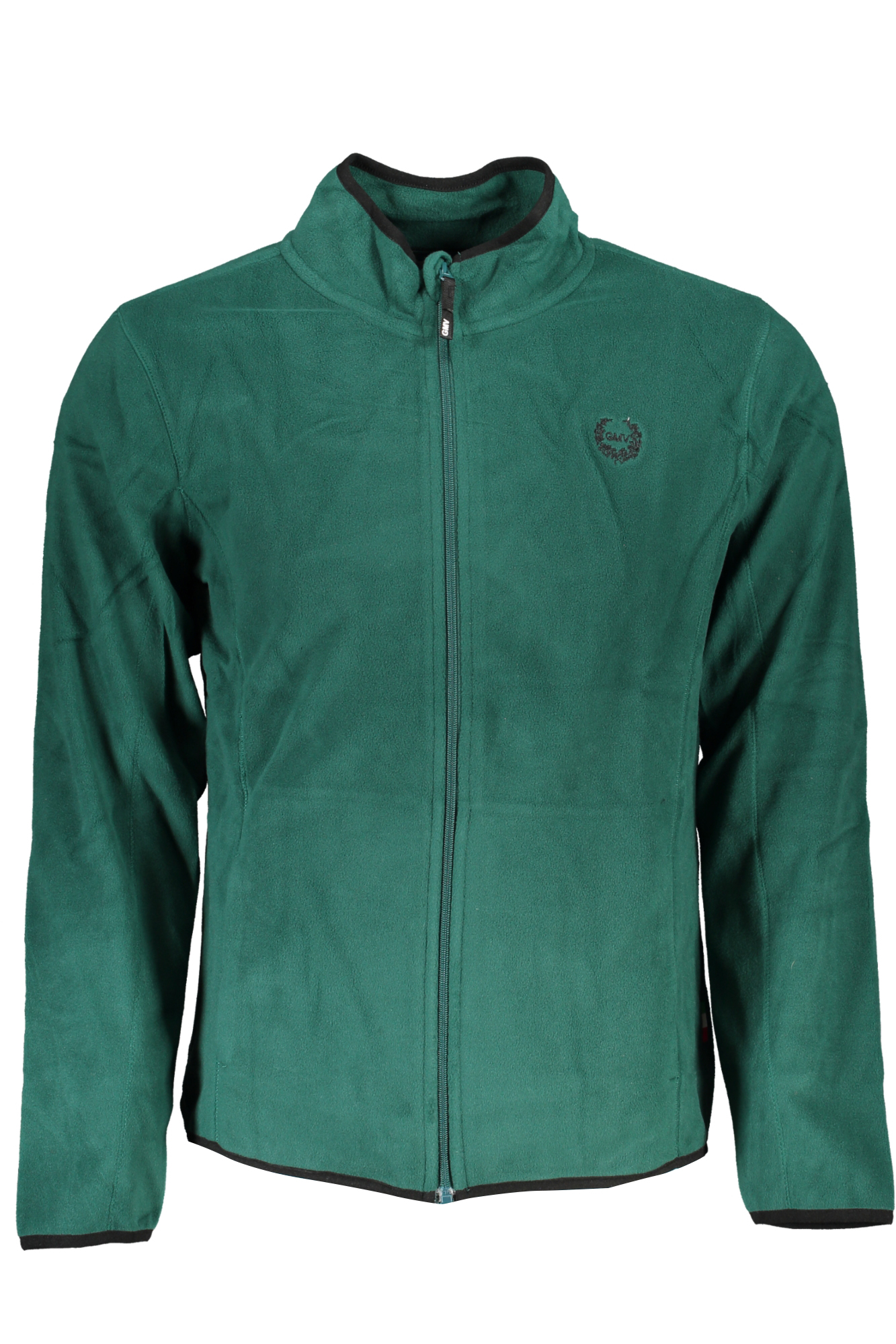 GIAN MARCO VENTURI FELPA CON ZIP UOMO - Verde