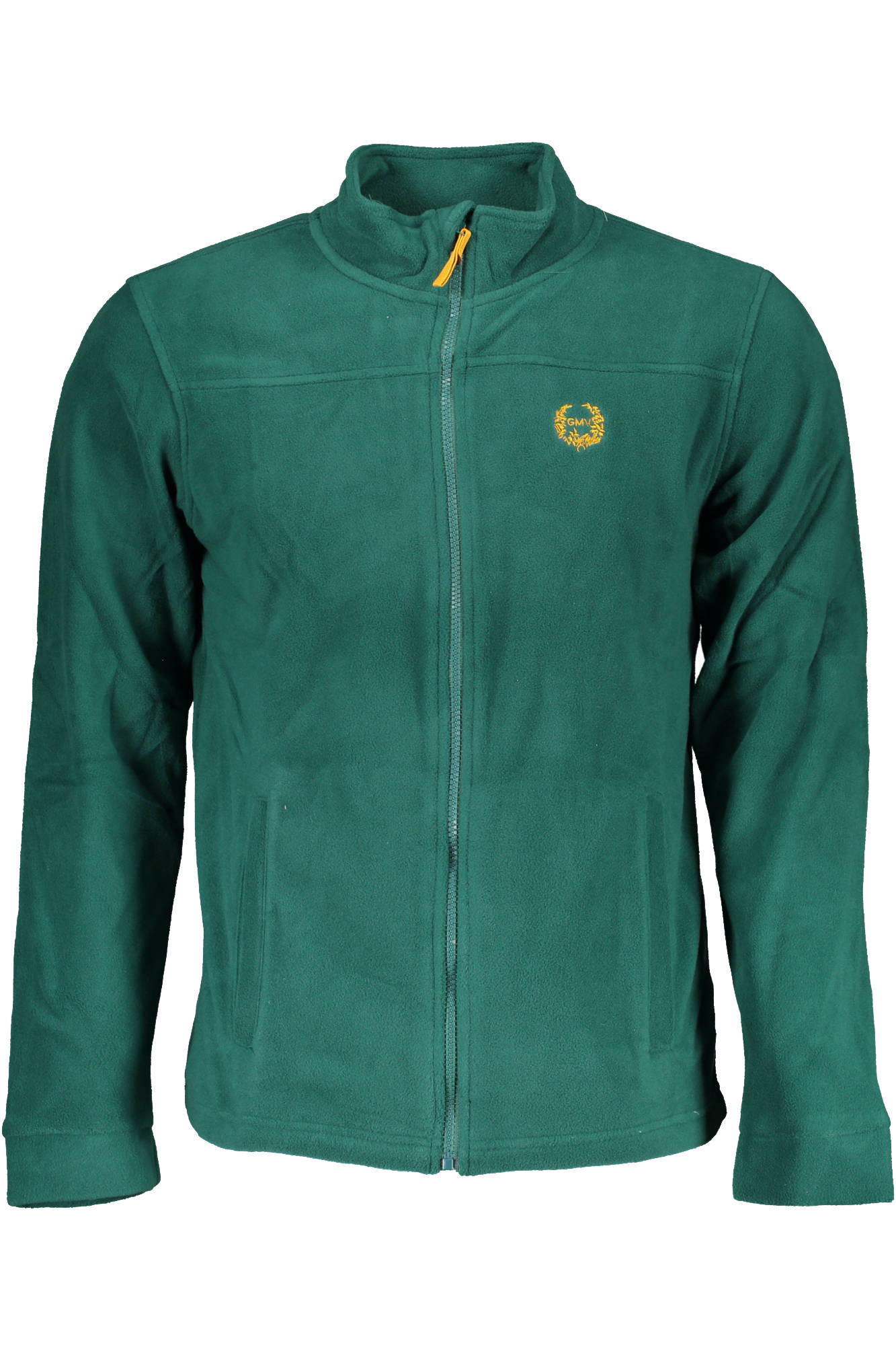 GIAN MARCO VENTURI FELPA CON ZIP UOMO - Verde
